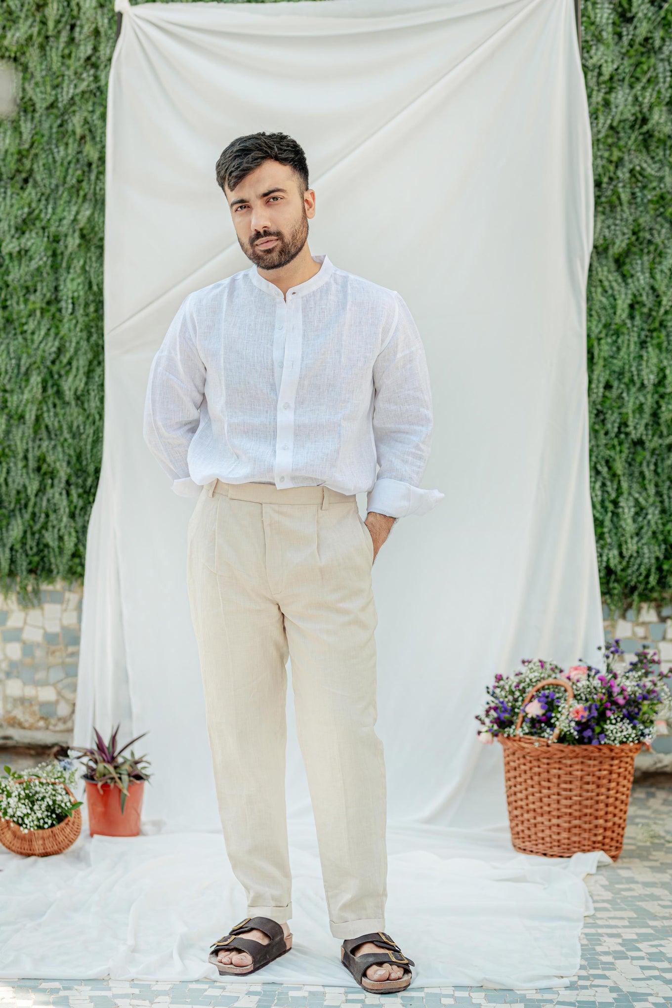 Mandarin Collar Shirt