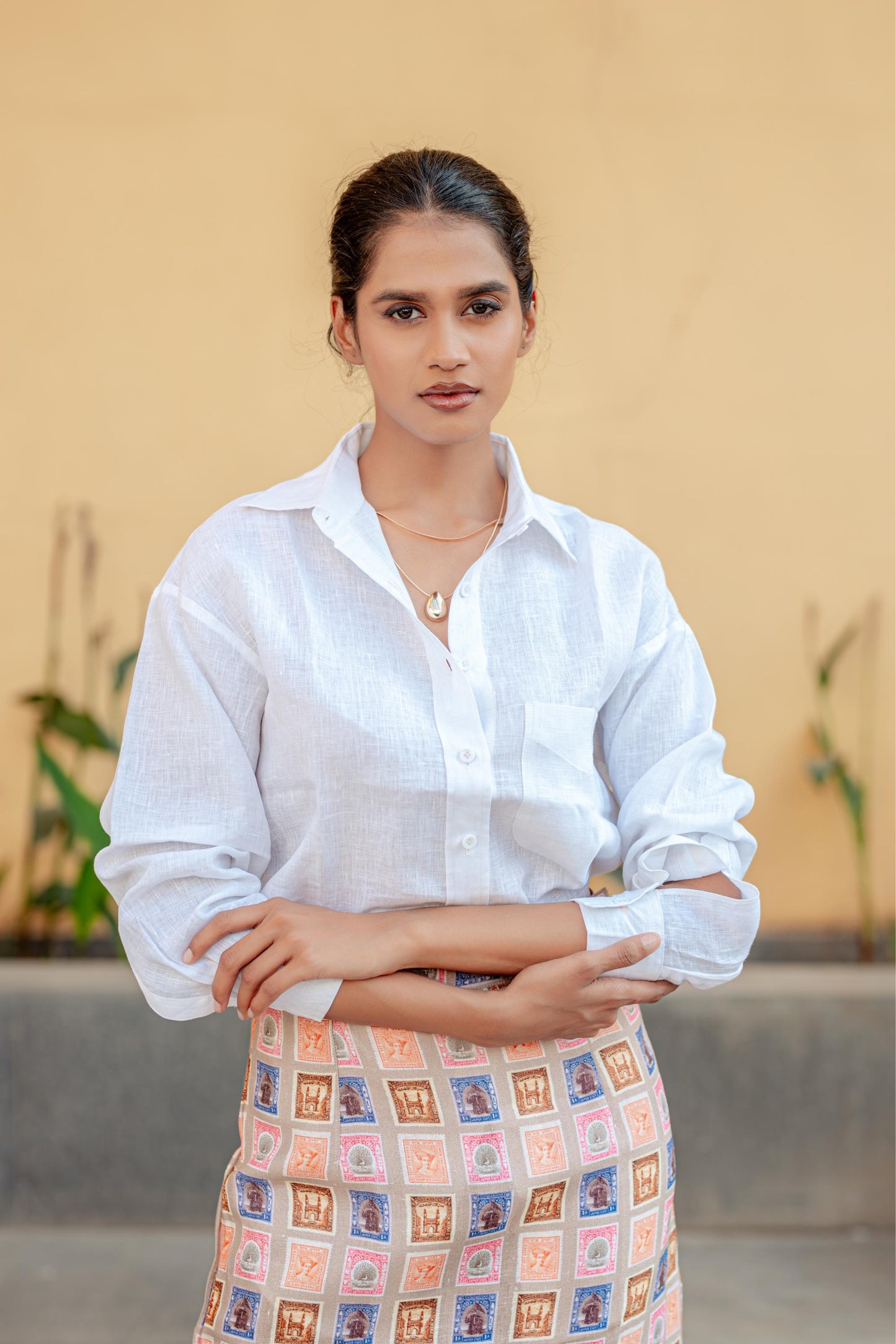 Stamp Slit Skirt