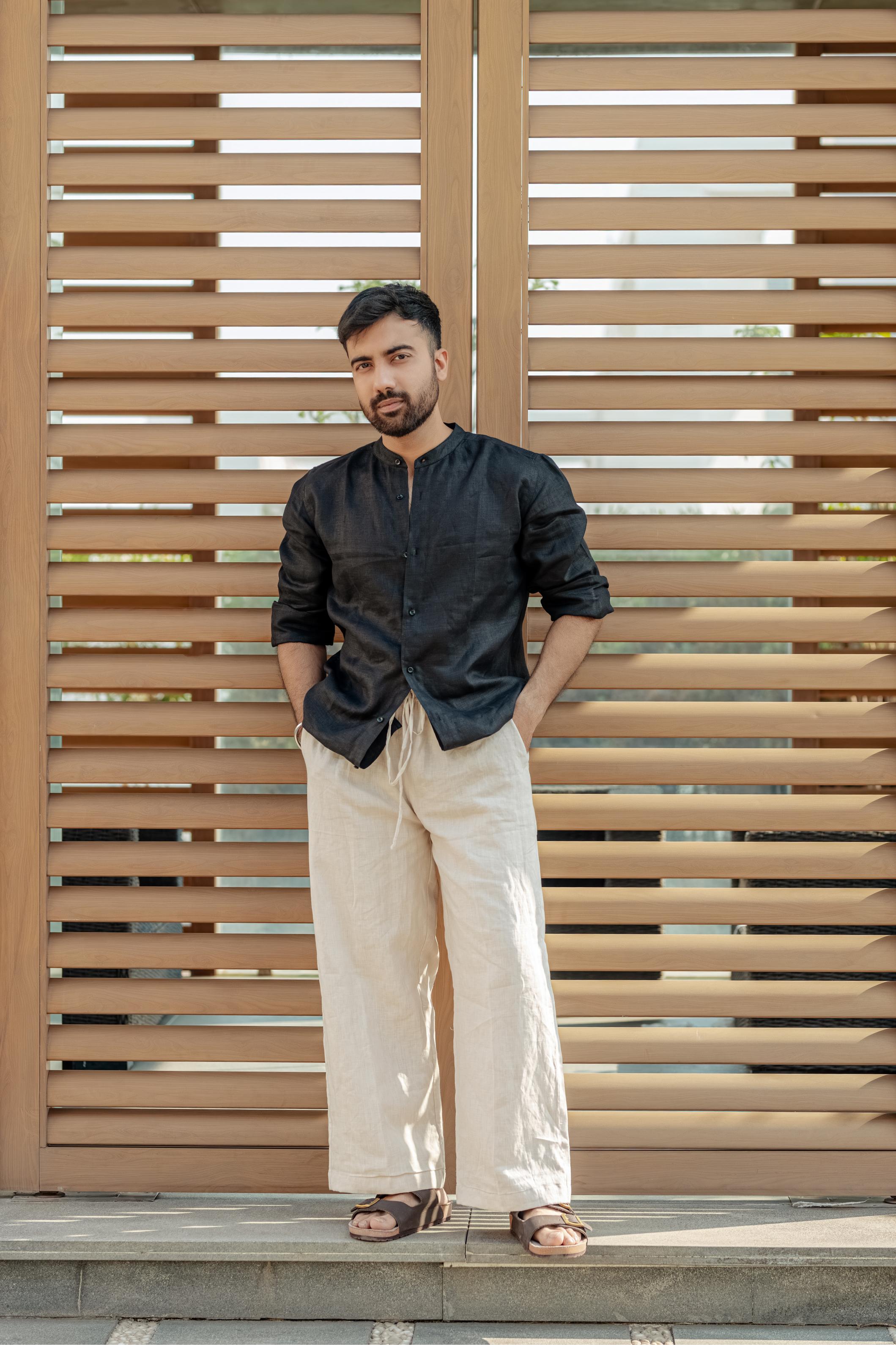 Mandarin Collar Shirt