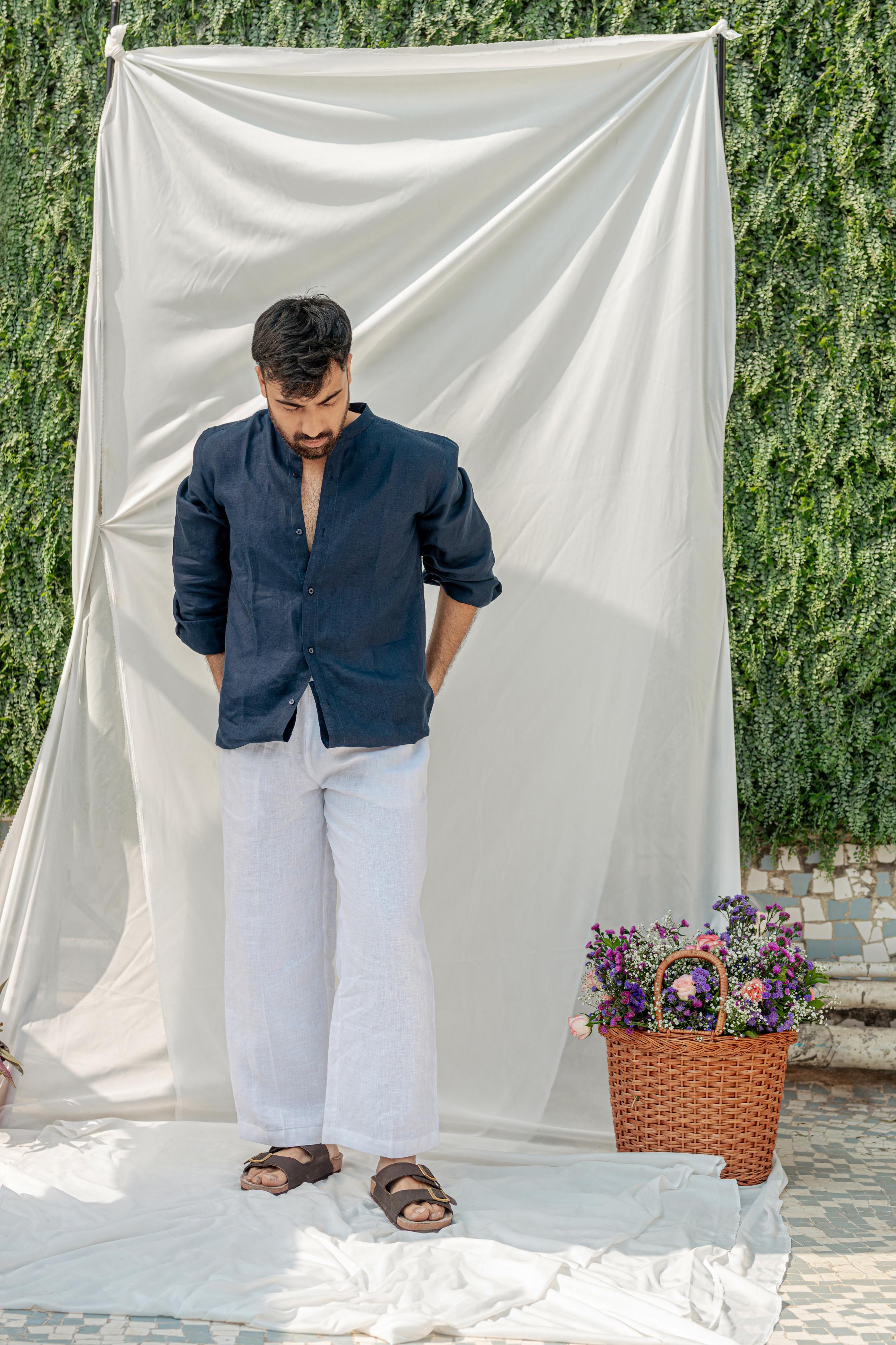 Mandarin Collar Shirt