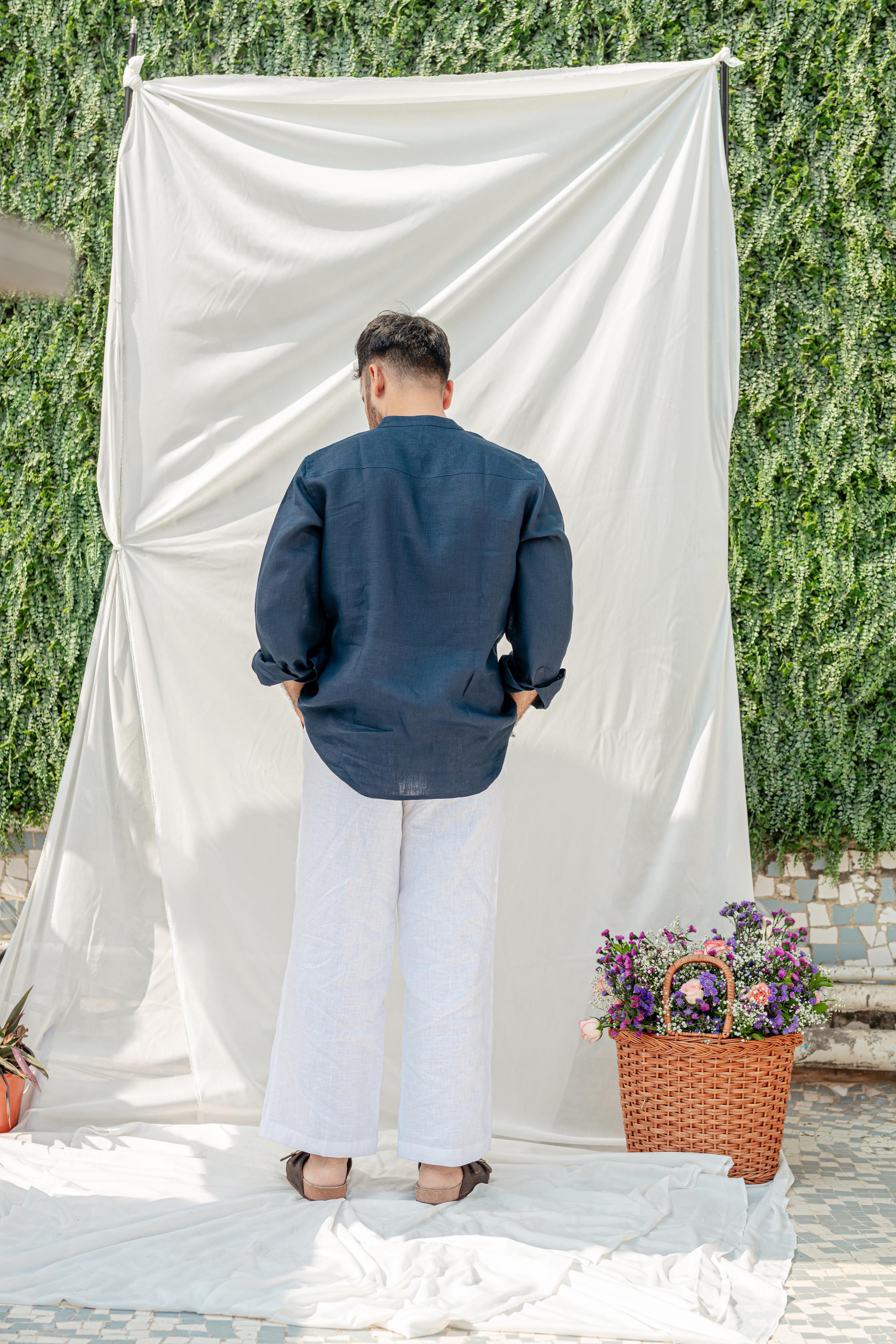 Mandarin Collar Shirt