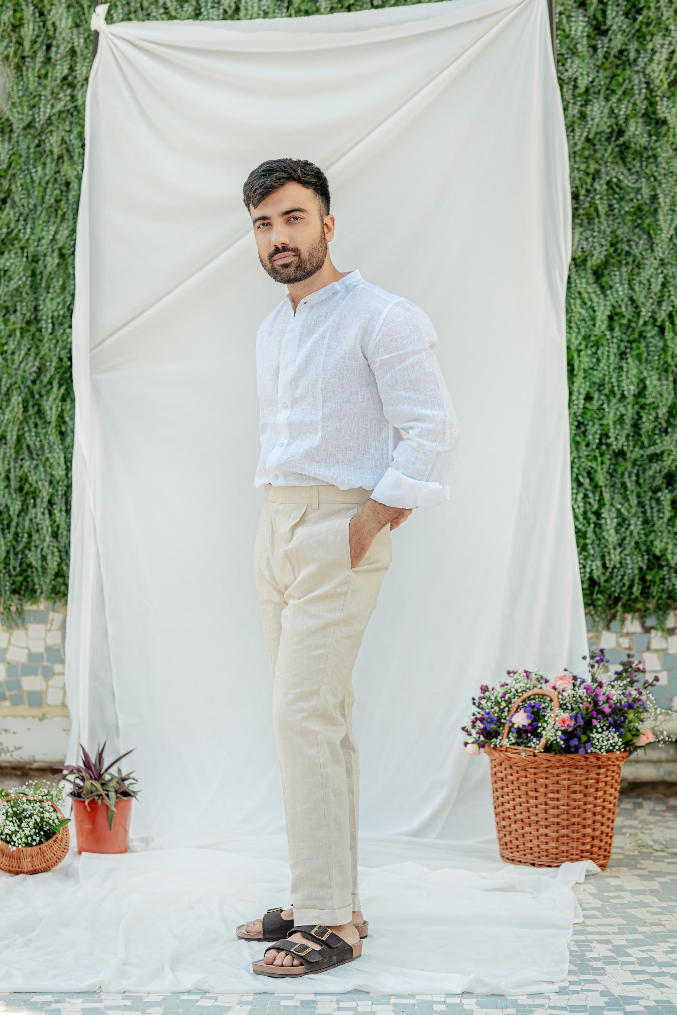 Mandarin Collar Shirt