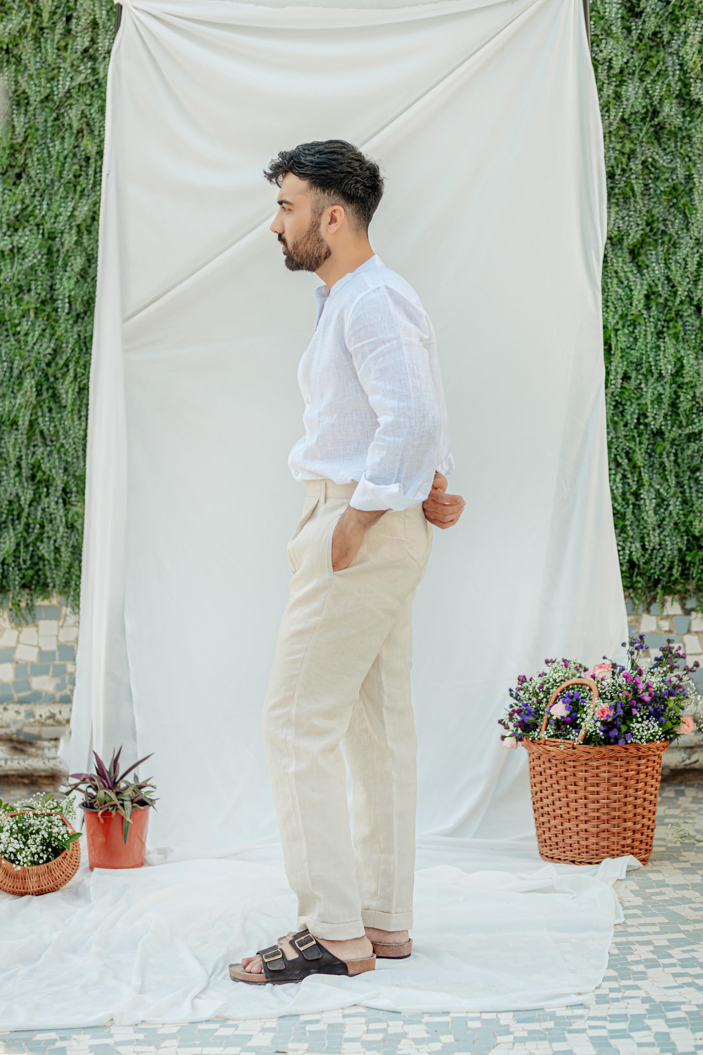 Mandarin Collar Shirt