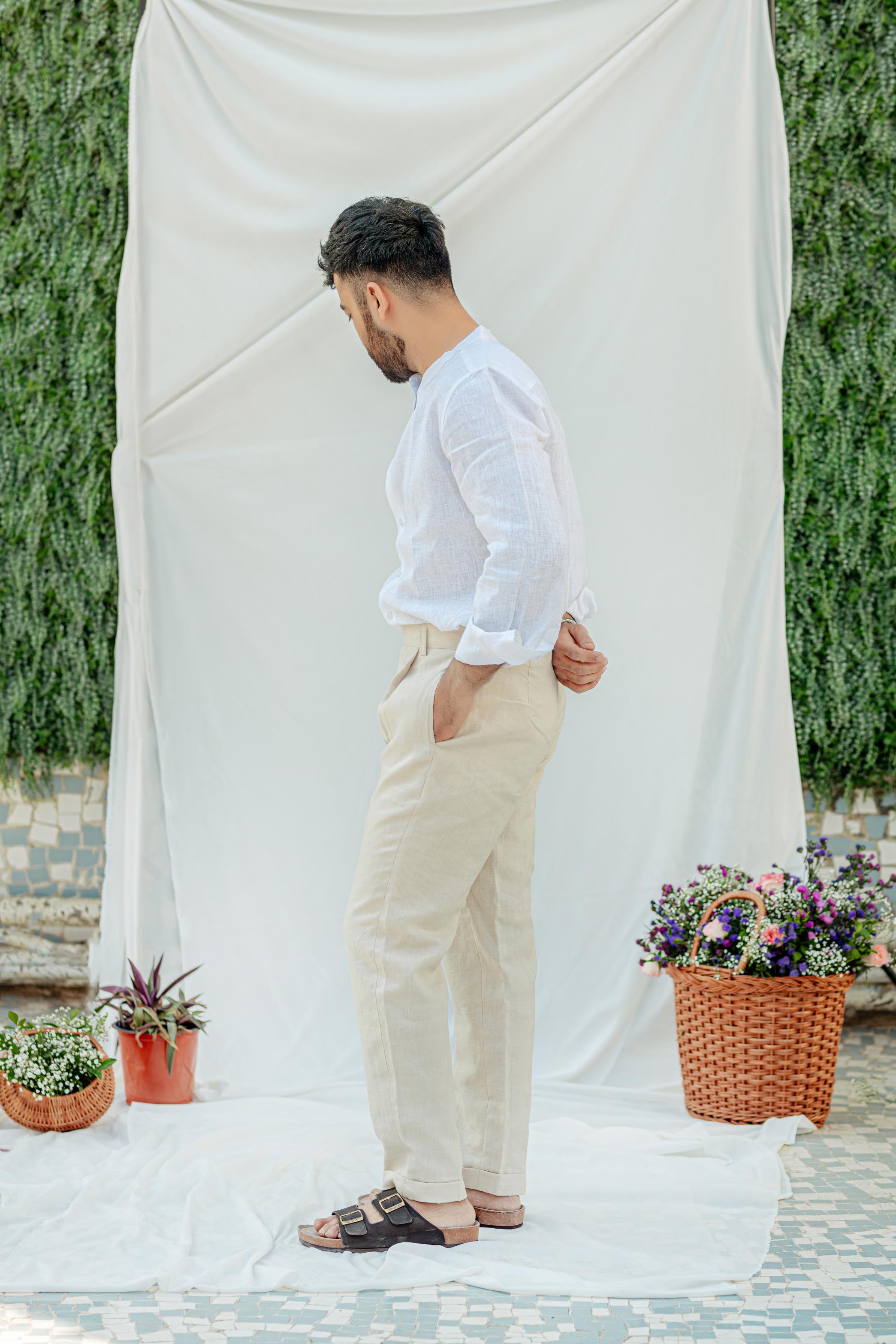 Mandarin Collar Shirt