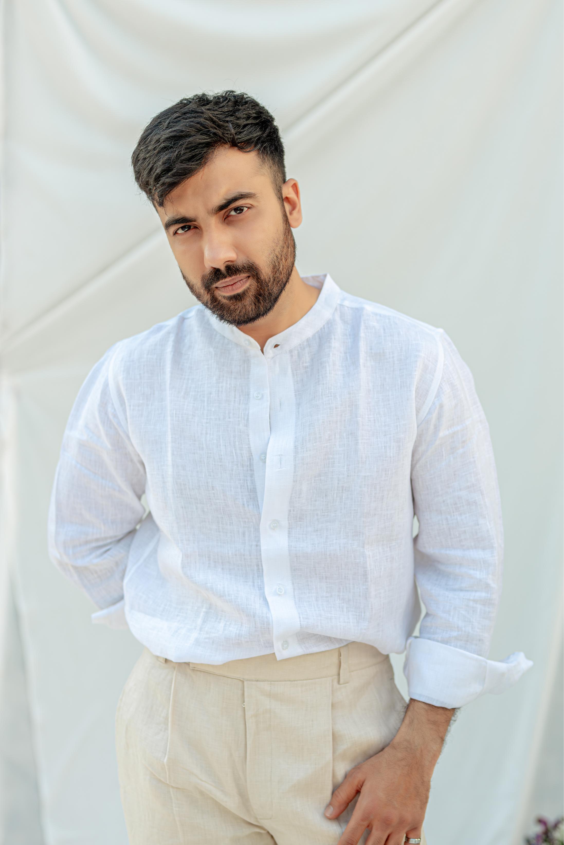 Mandarin Collar Shirt