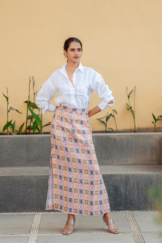 Stamp Slit Skirt