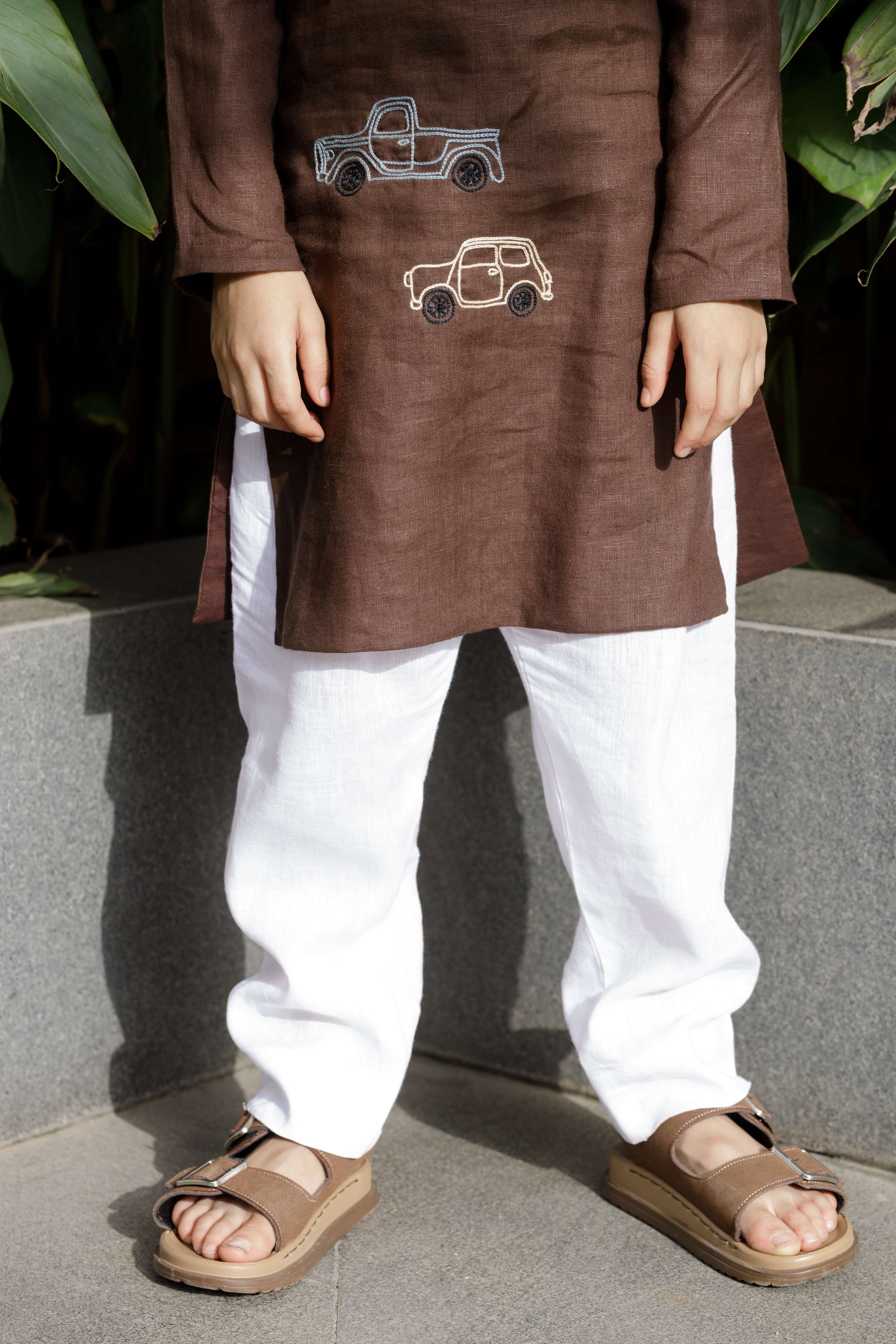 Car On Wheel Kurta Set