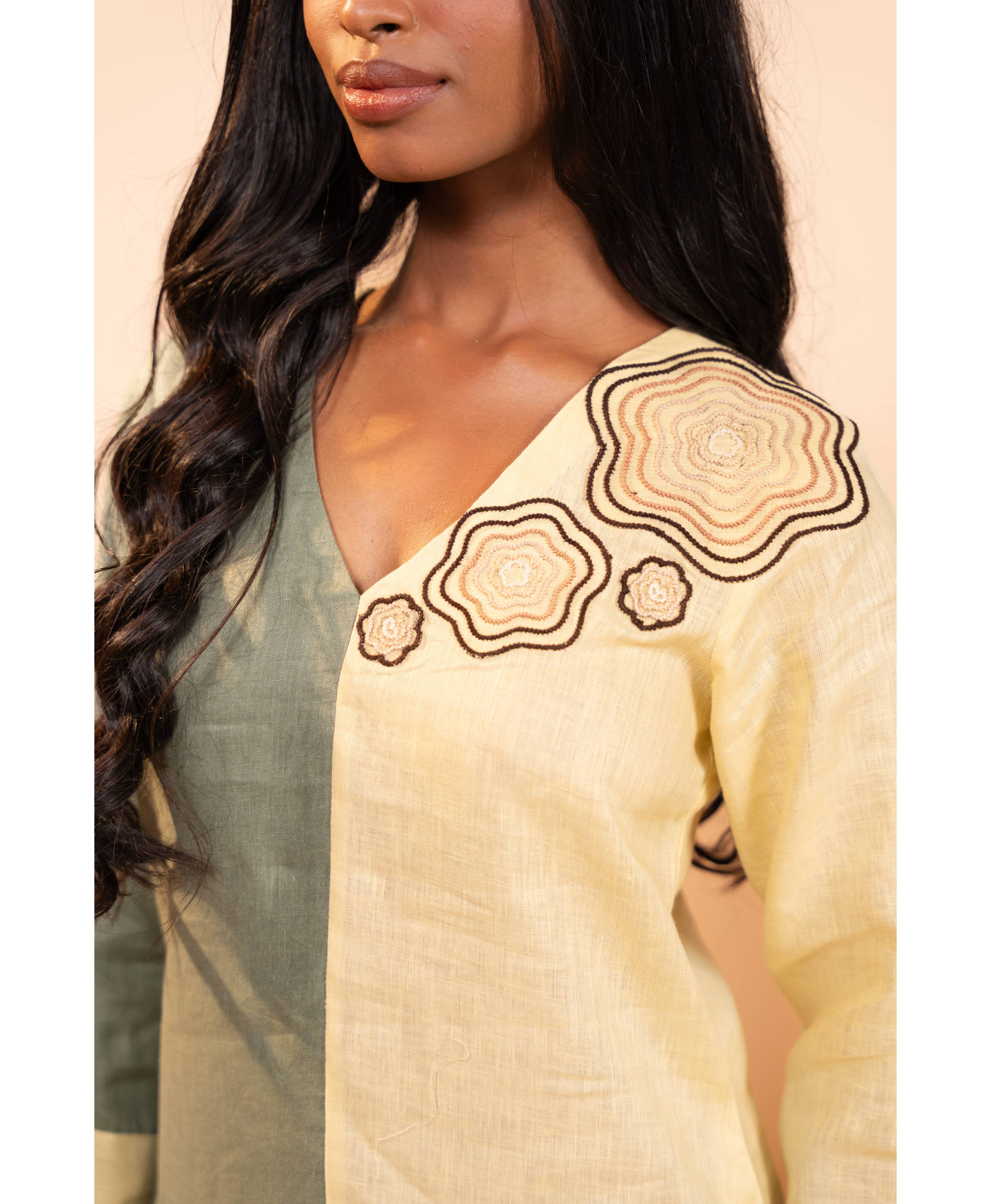 Loom Block Dress
