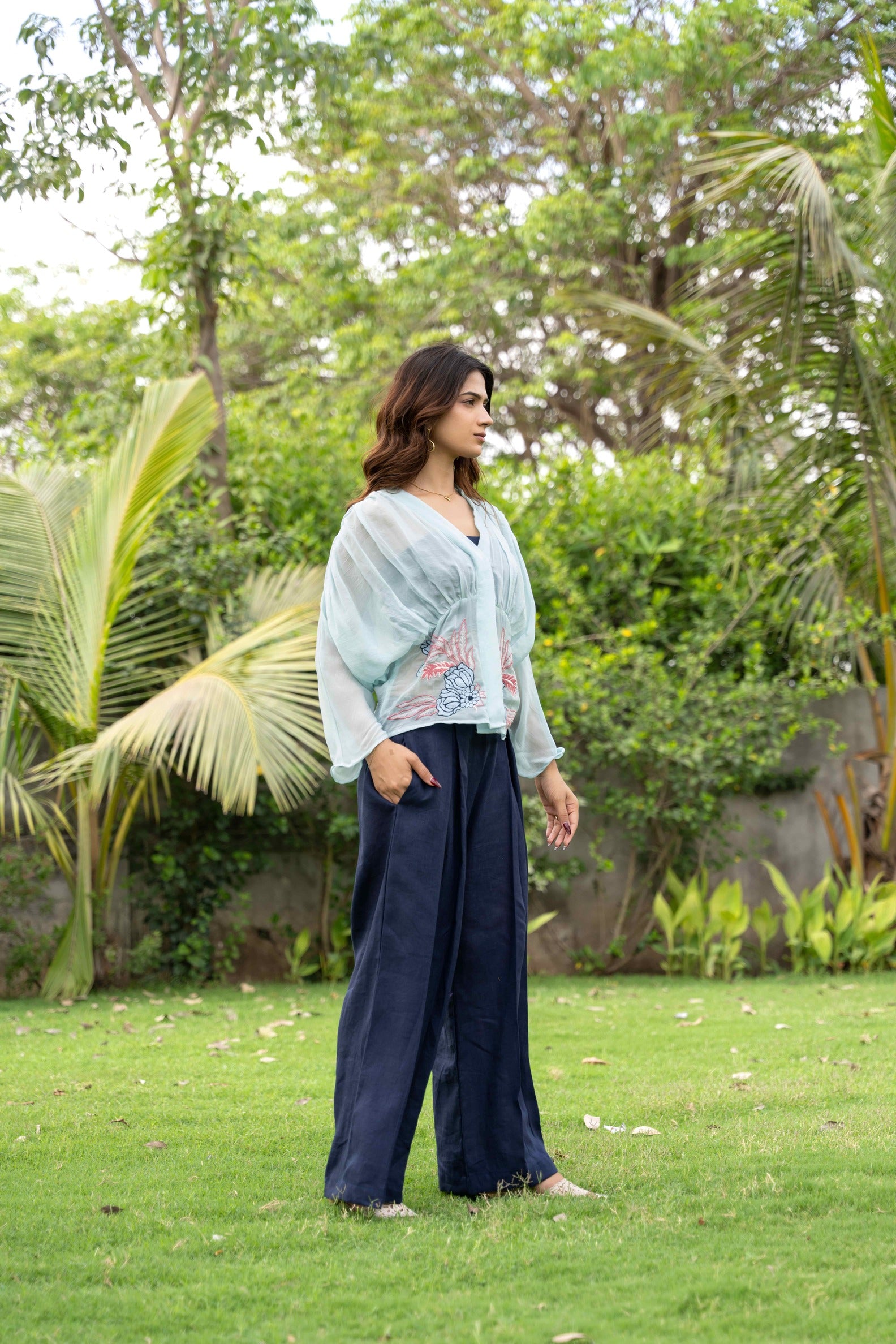 Sheer Bloom Co-ord
