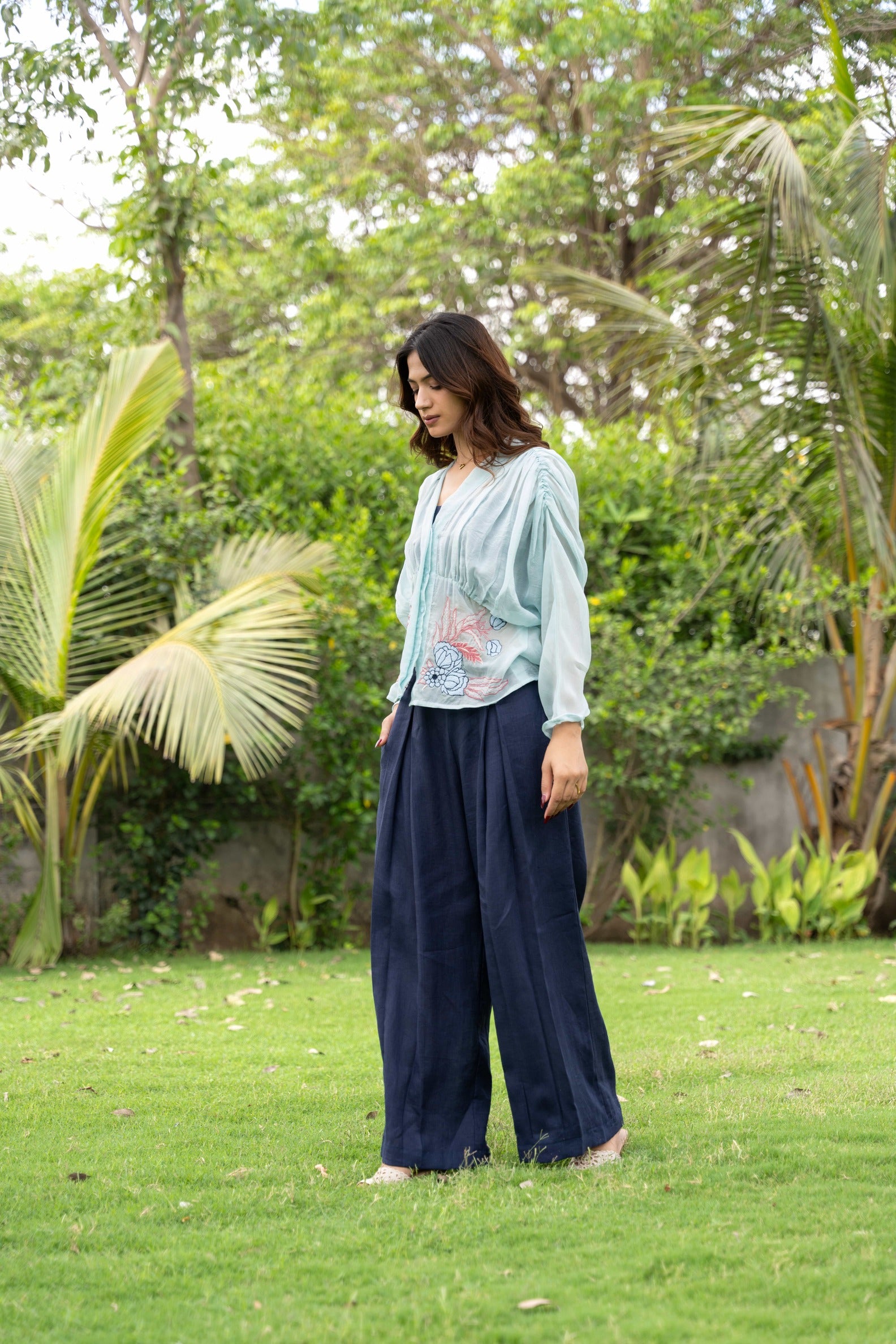 Sheer Bloom Co-ord