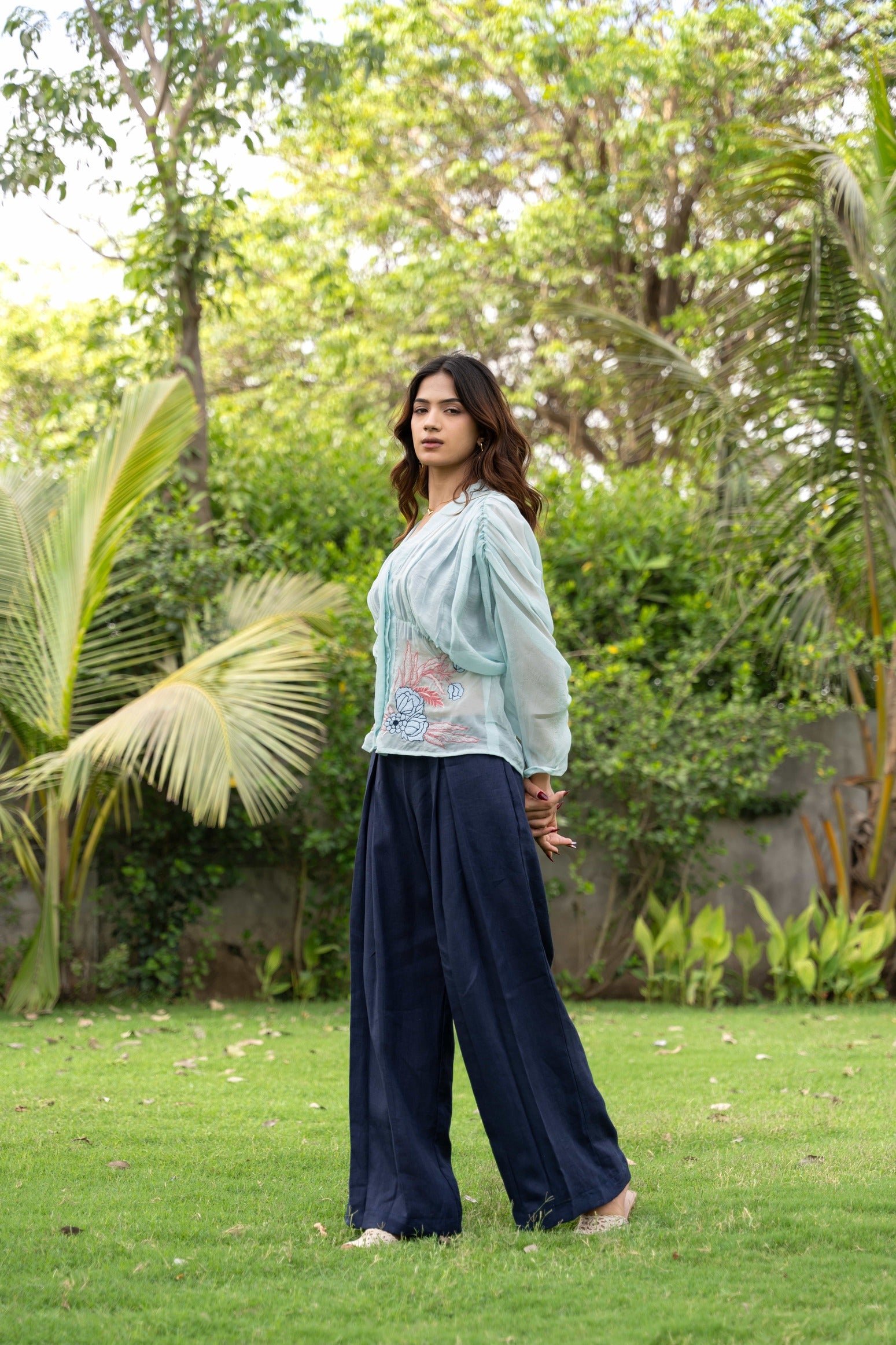 Sheer Bloom Co-ord