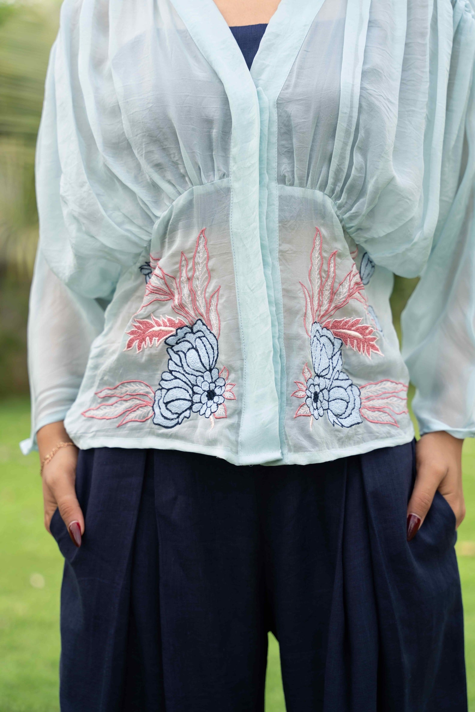 Sheer Bloom Co-ord
