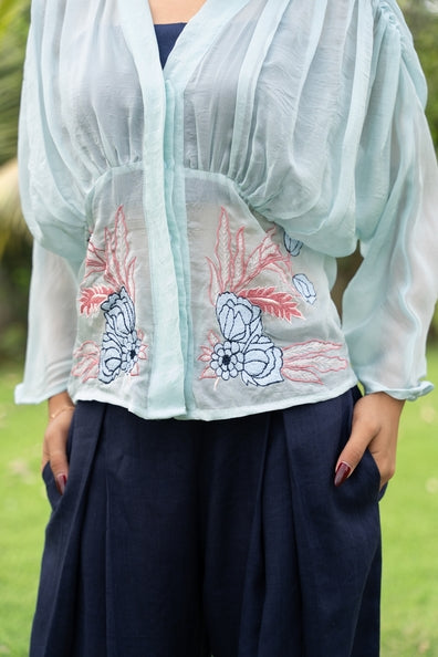 Sheer Bloom Co-ord