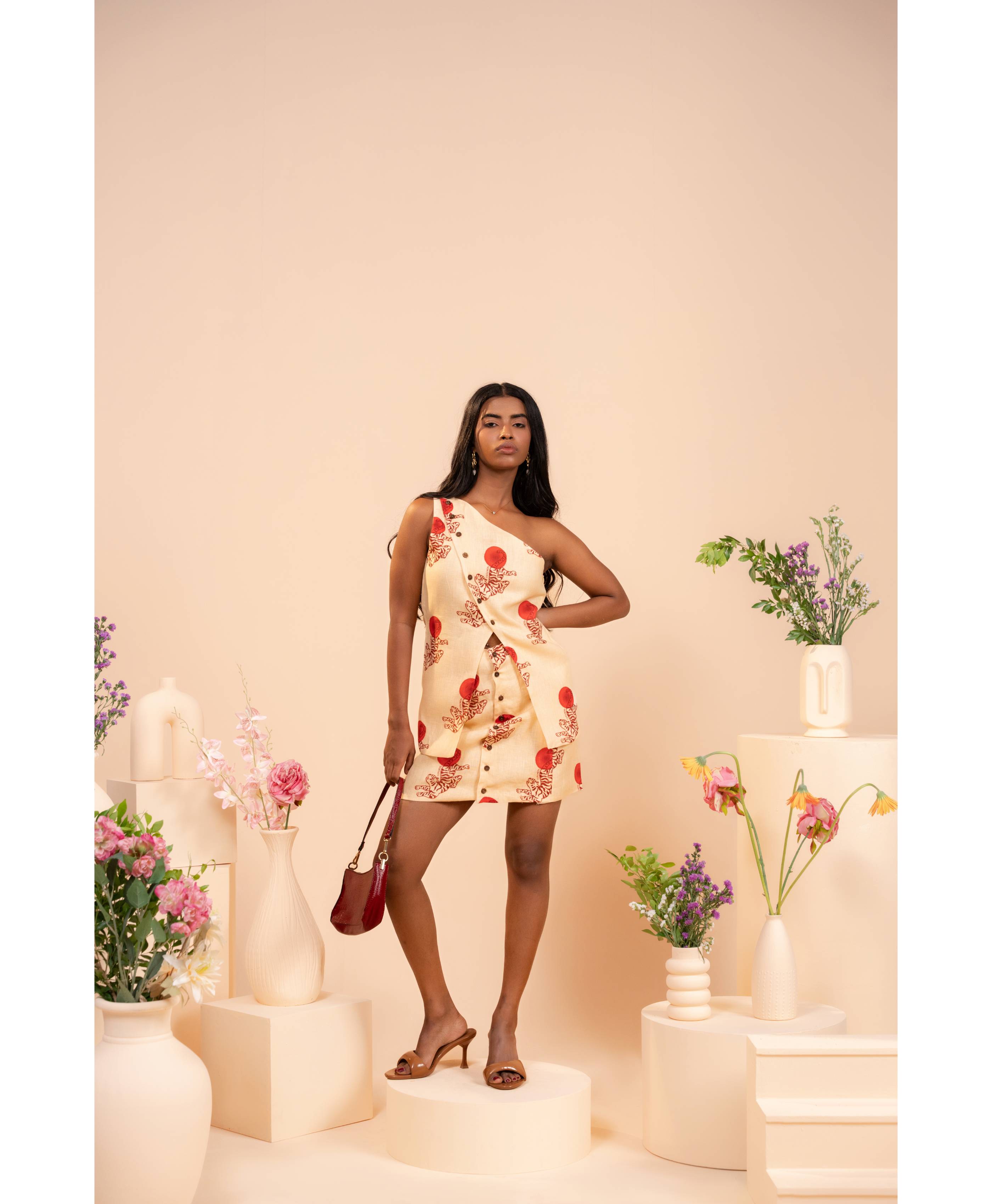 Asymmetric Skirt Co-Ord Set