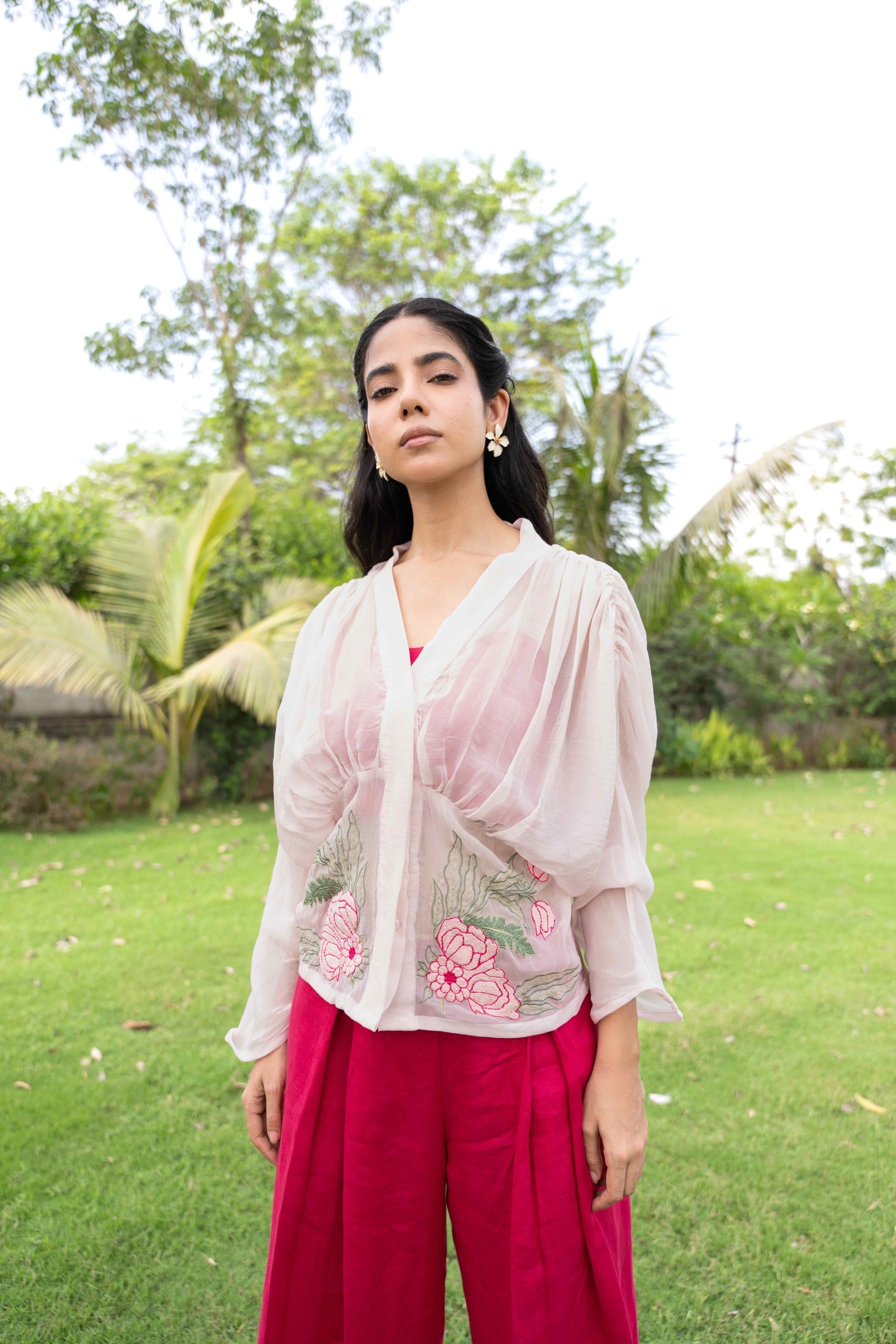 Sheer Bloom Co-ord