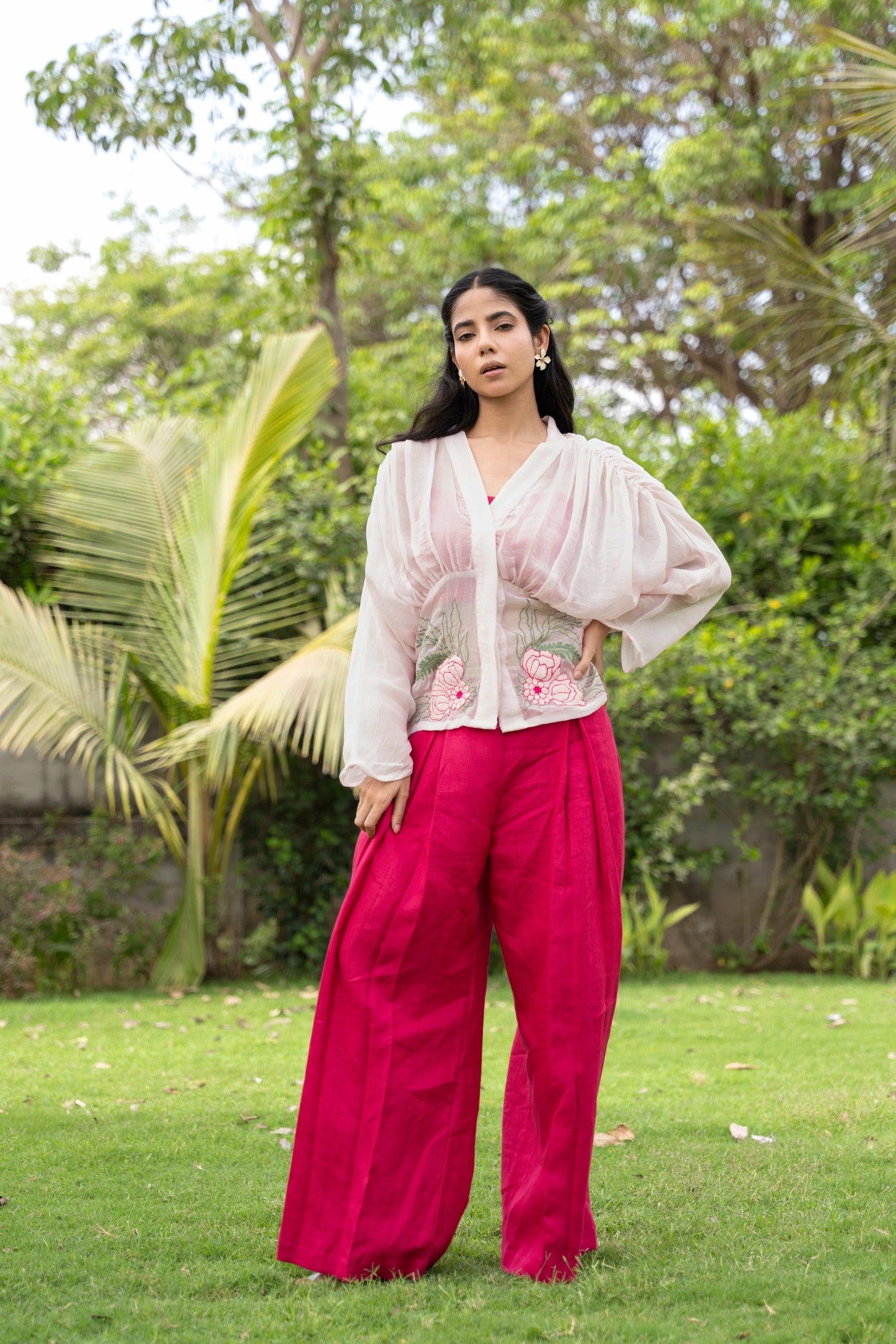 Sheer Bloom Co-ord