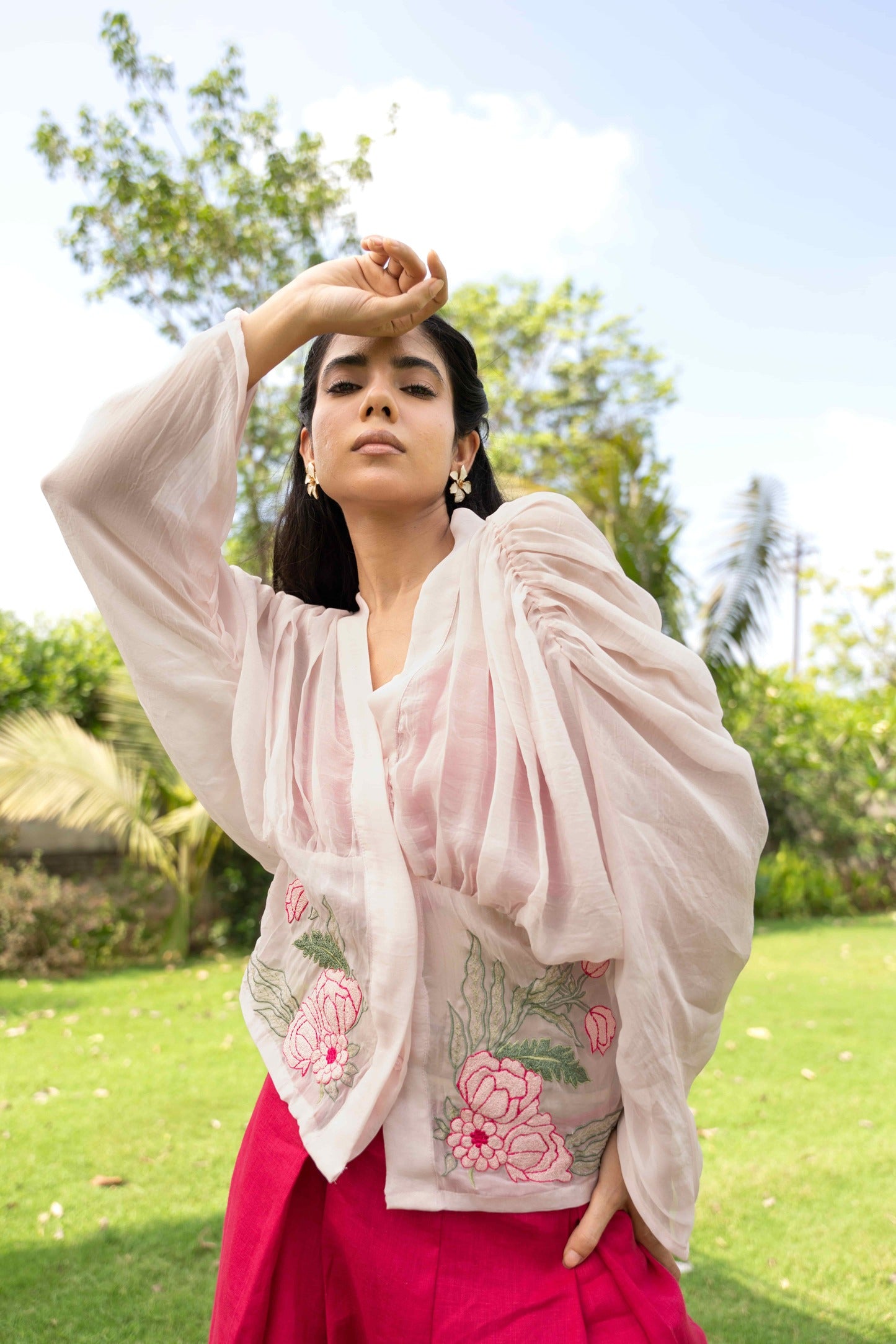 Sheer Bloom Co-ord