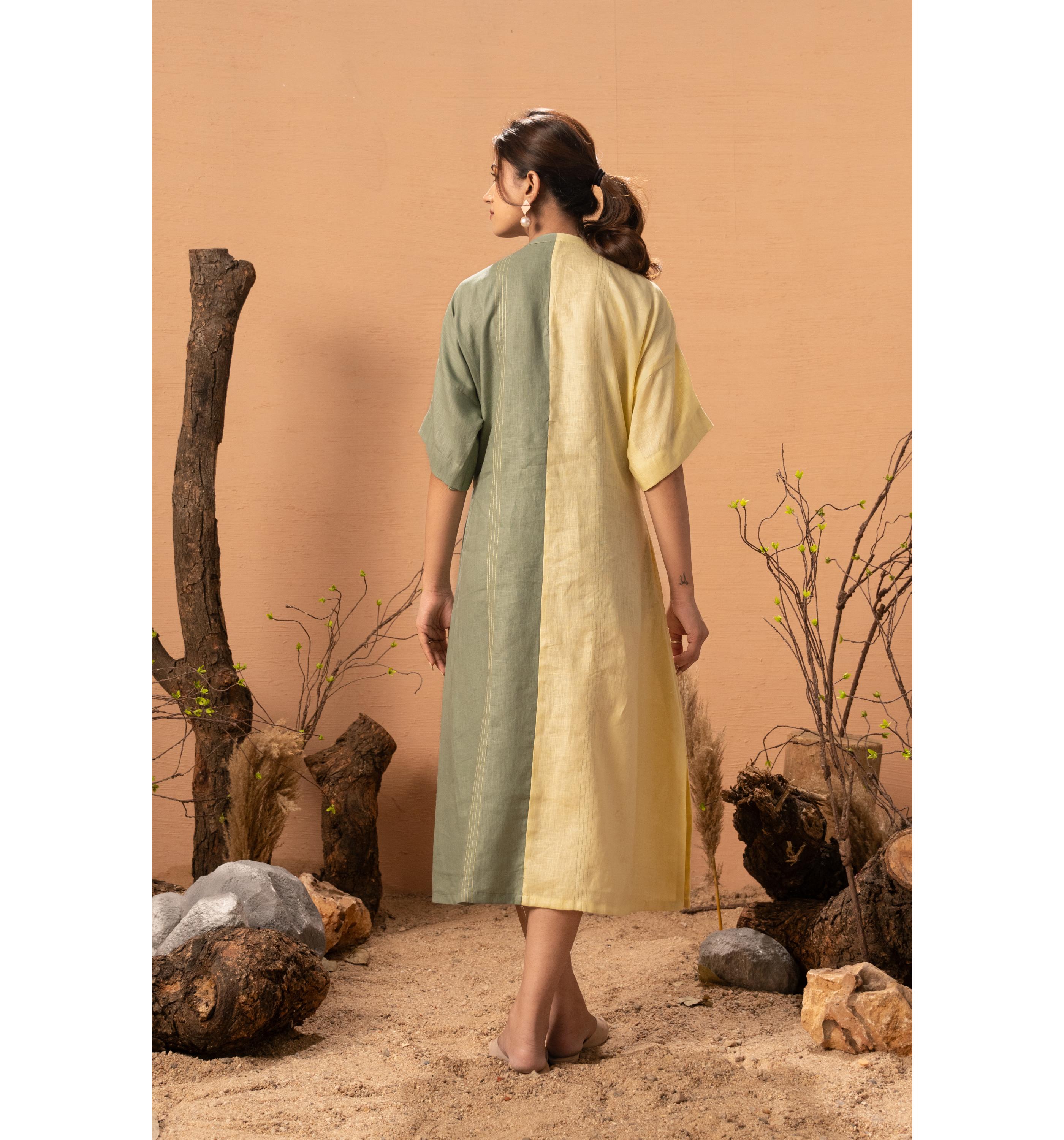 Two-Tone Tranquil Dress