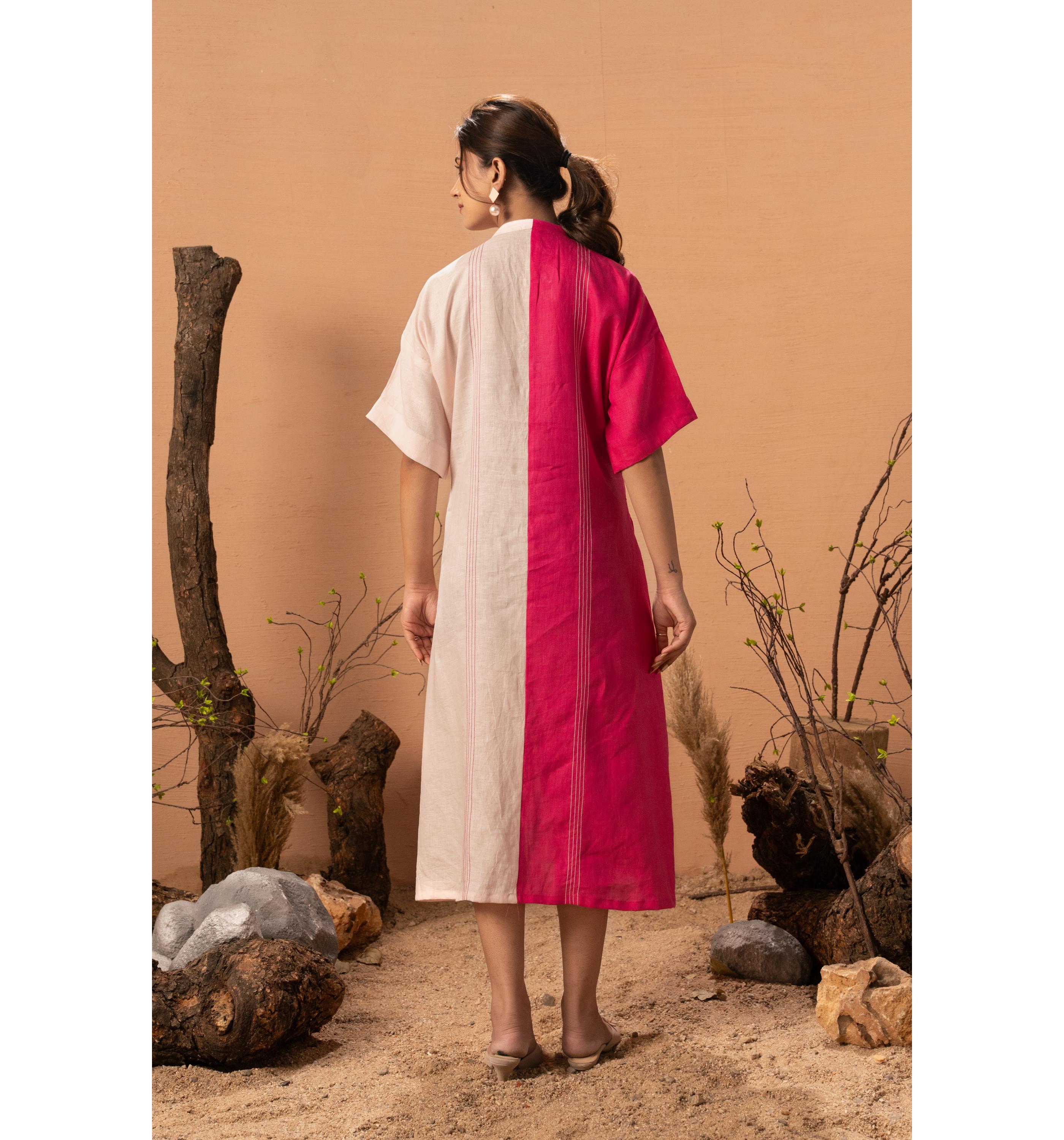 Two-Tone Tranquil Dress