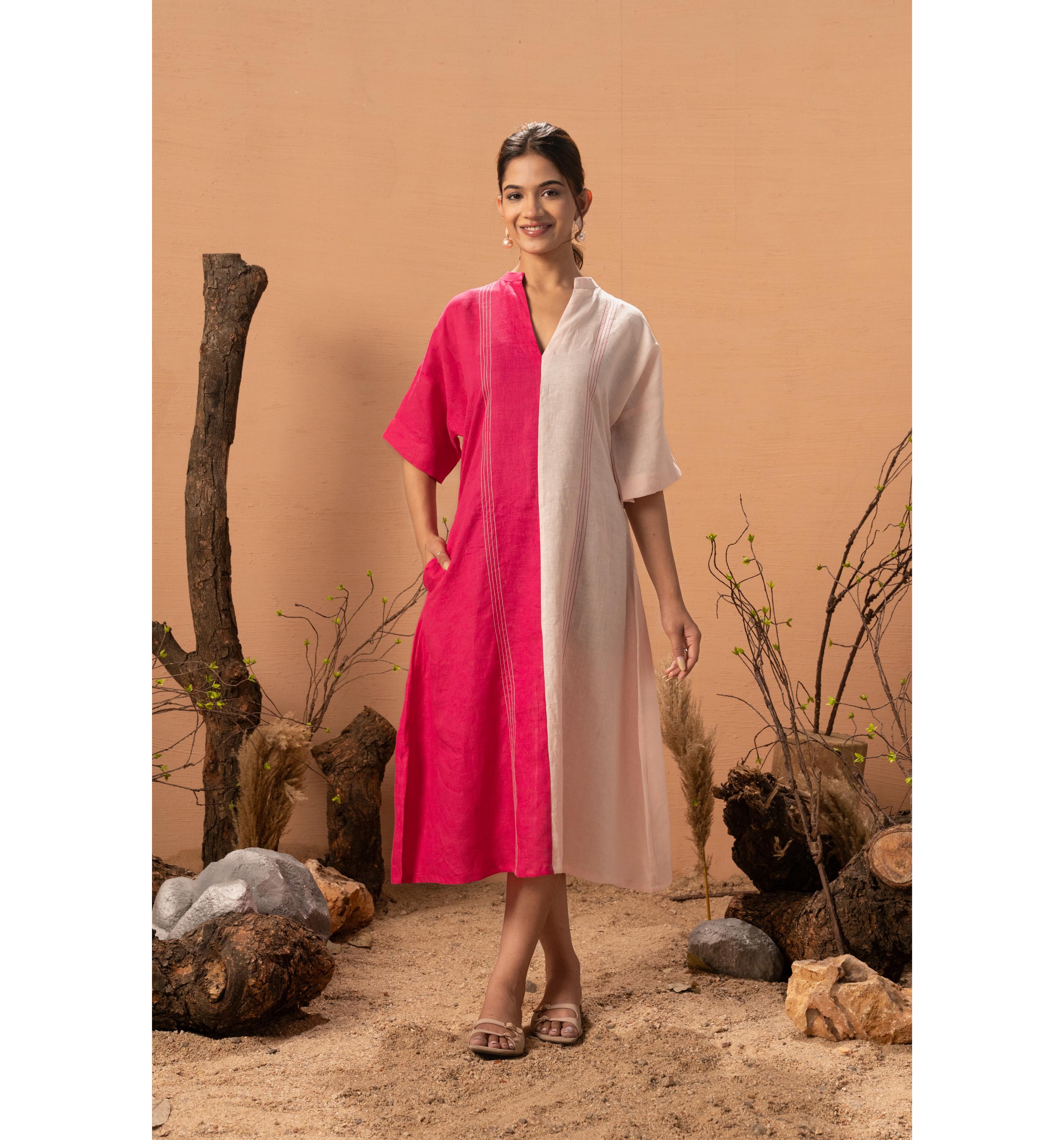 Two-Tone Tranquil Dress