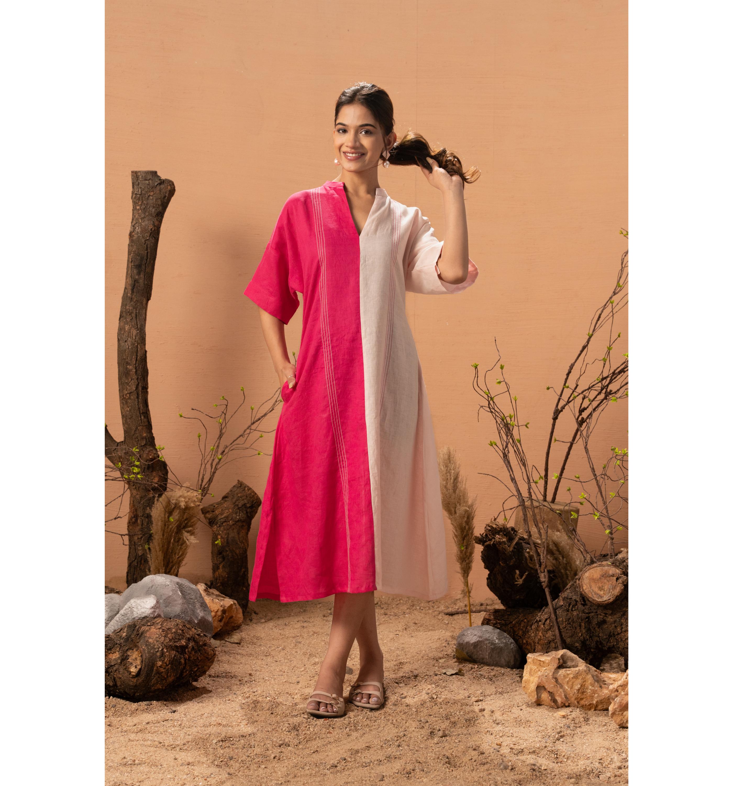 Two-Tone Tranquil Dress