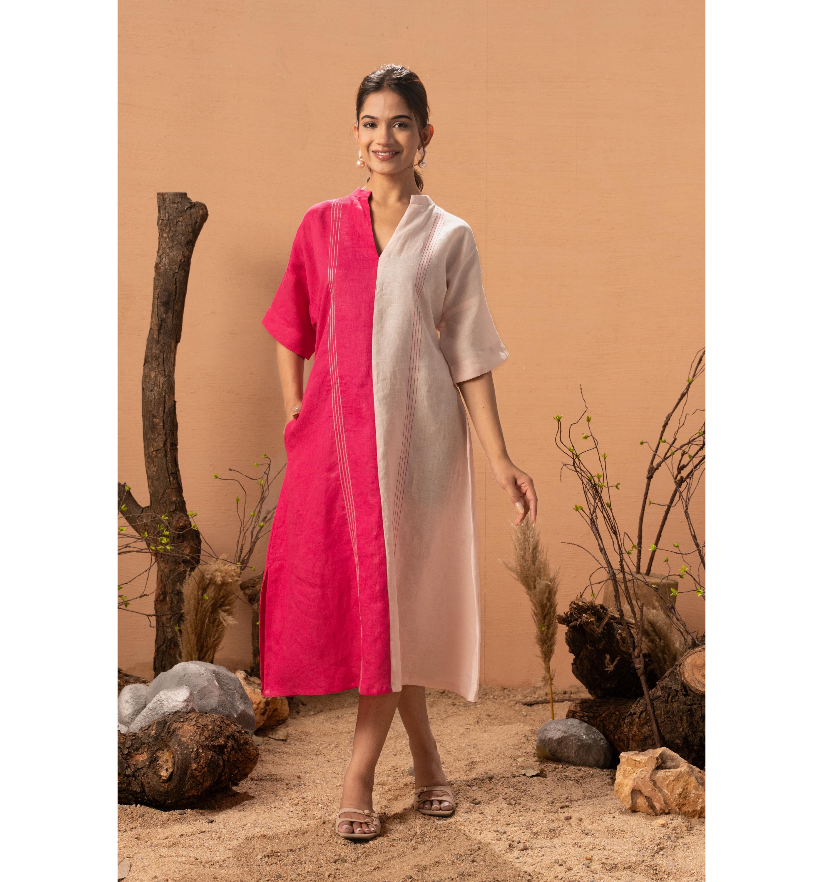 Two-Tone Tranquil Dress