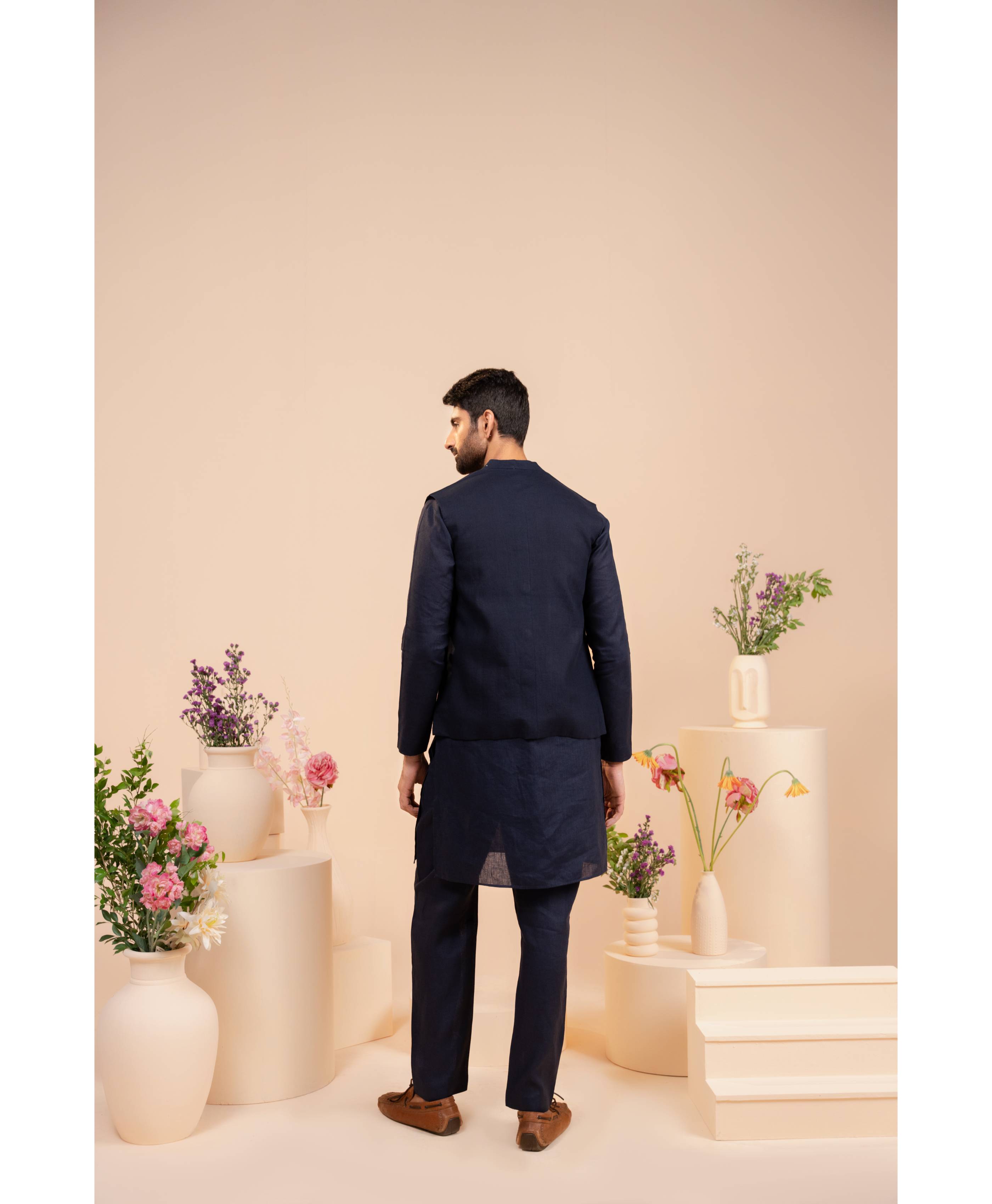 Verdant Luxe Nehru Jacket