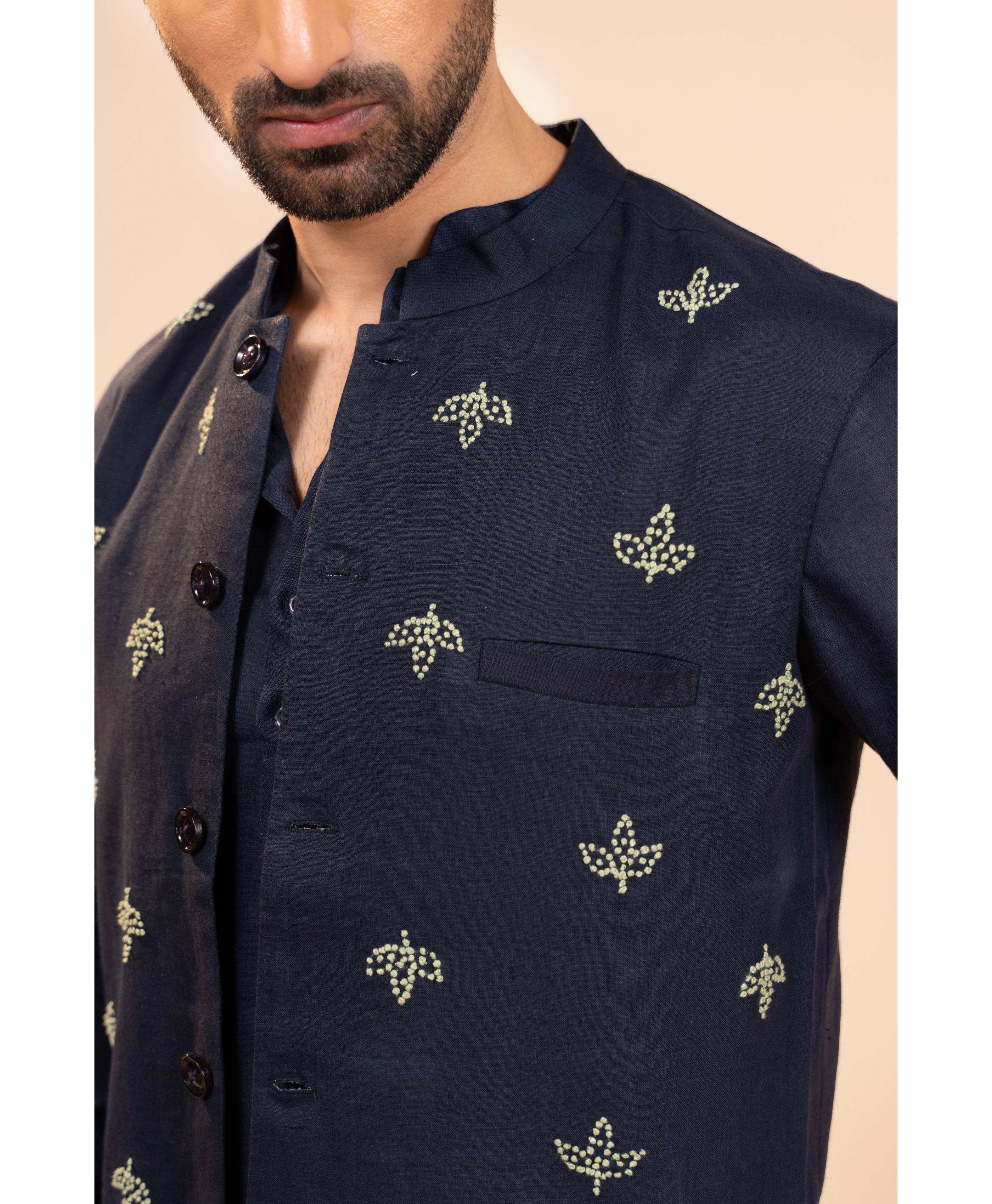 Verdant Luxe Nehru Jacket