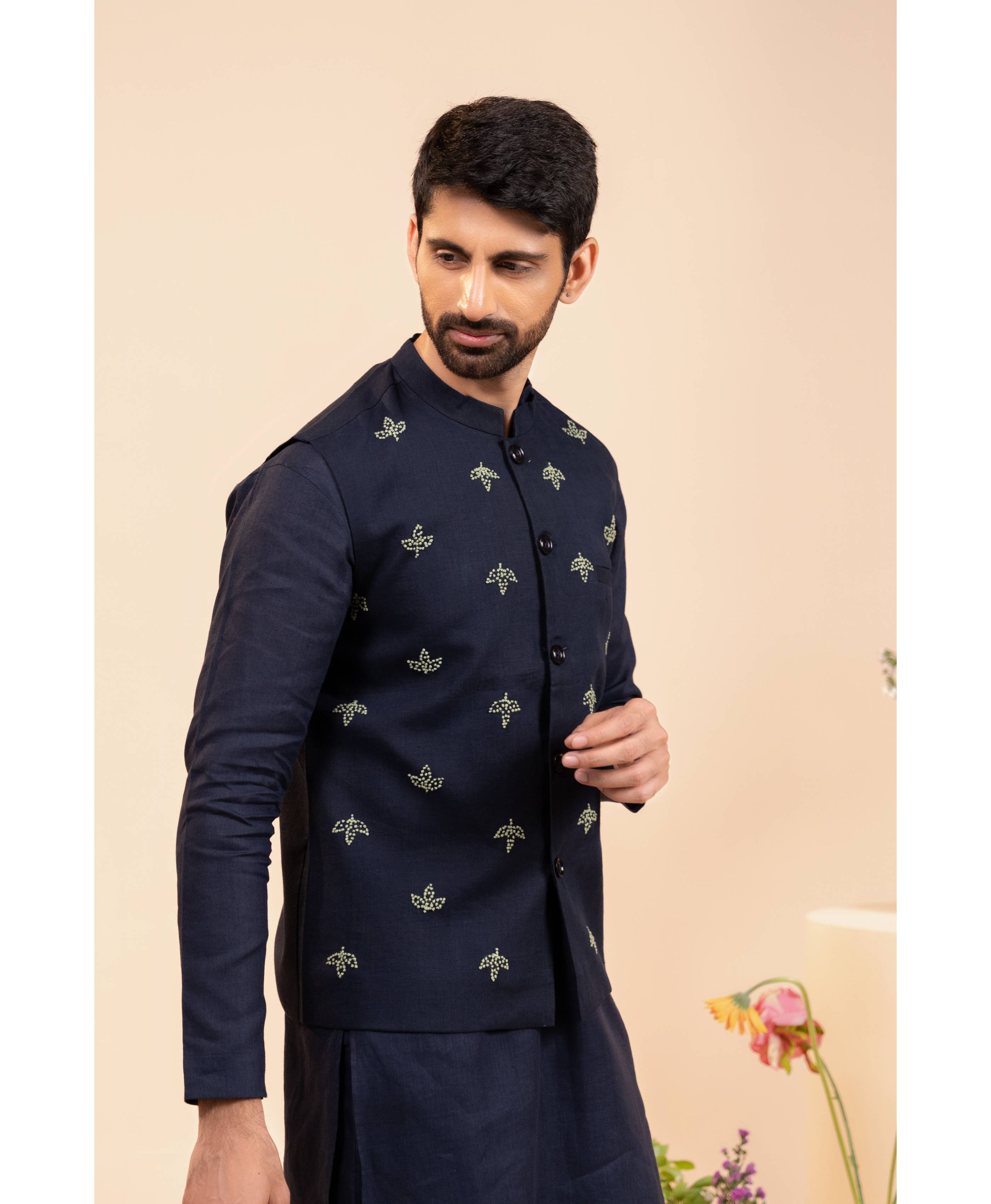 Verdant Luxe Nehru Jacket