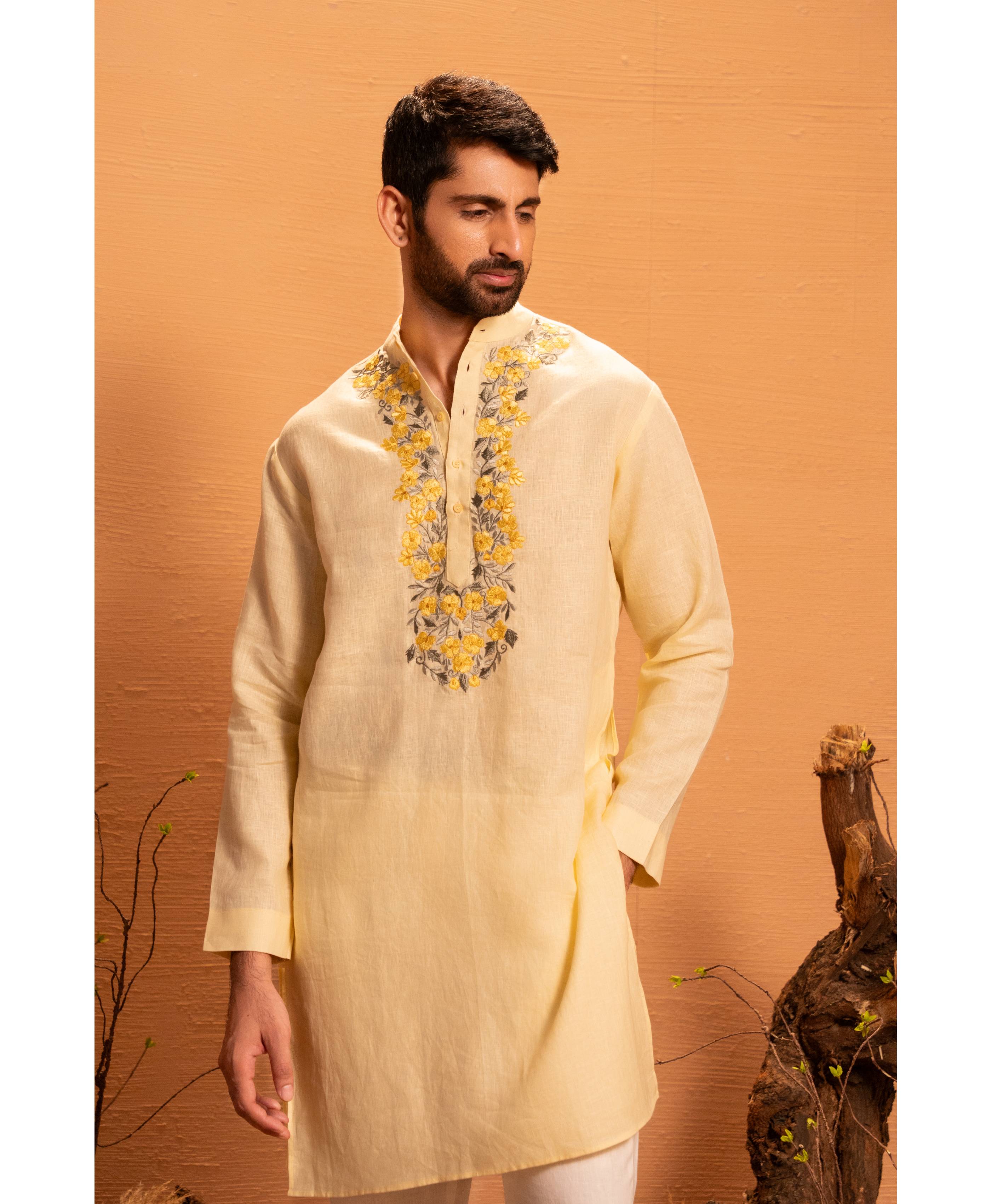 Vaan Stand Collar Kurta