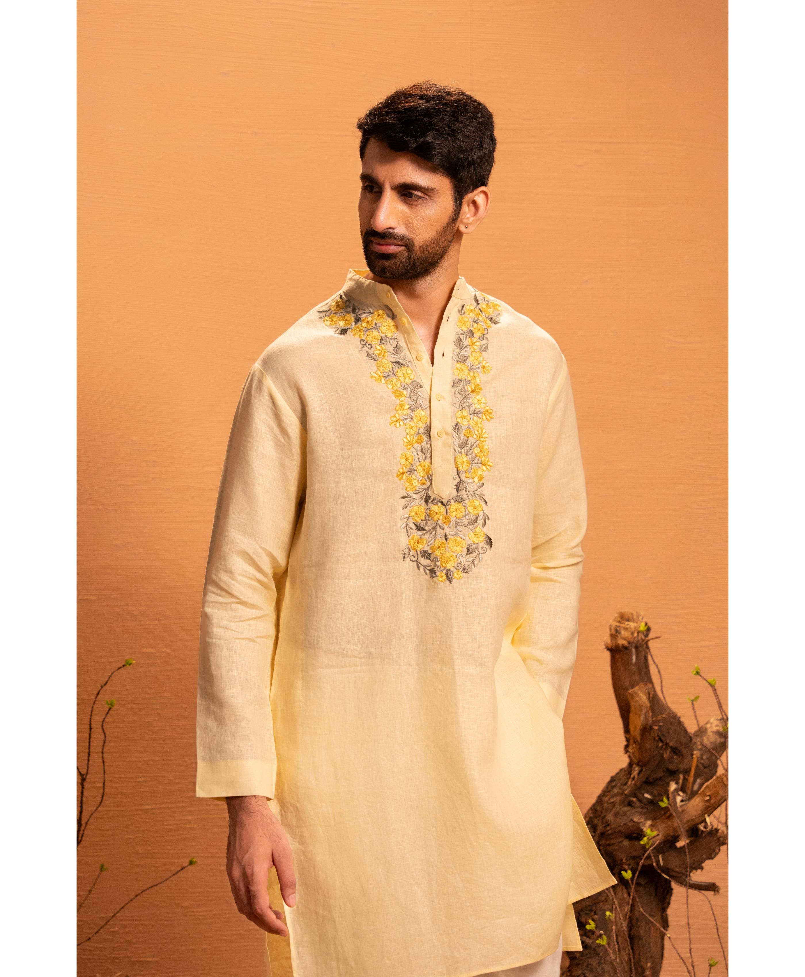 Vaan Stand Collar Kurta