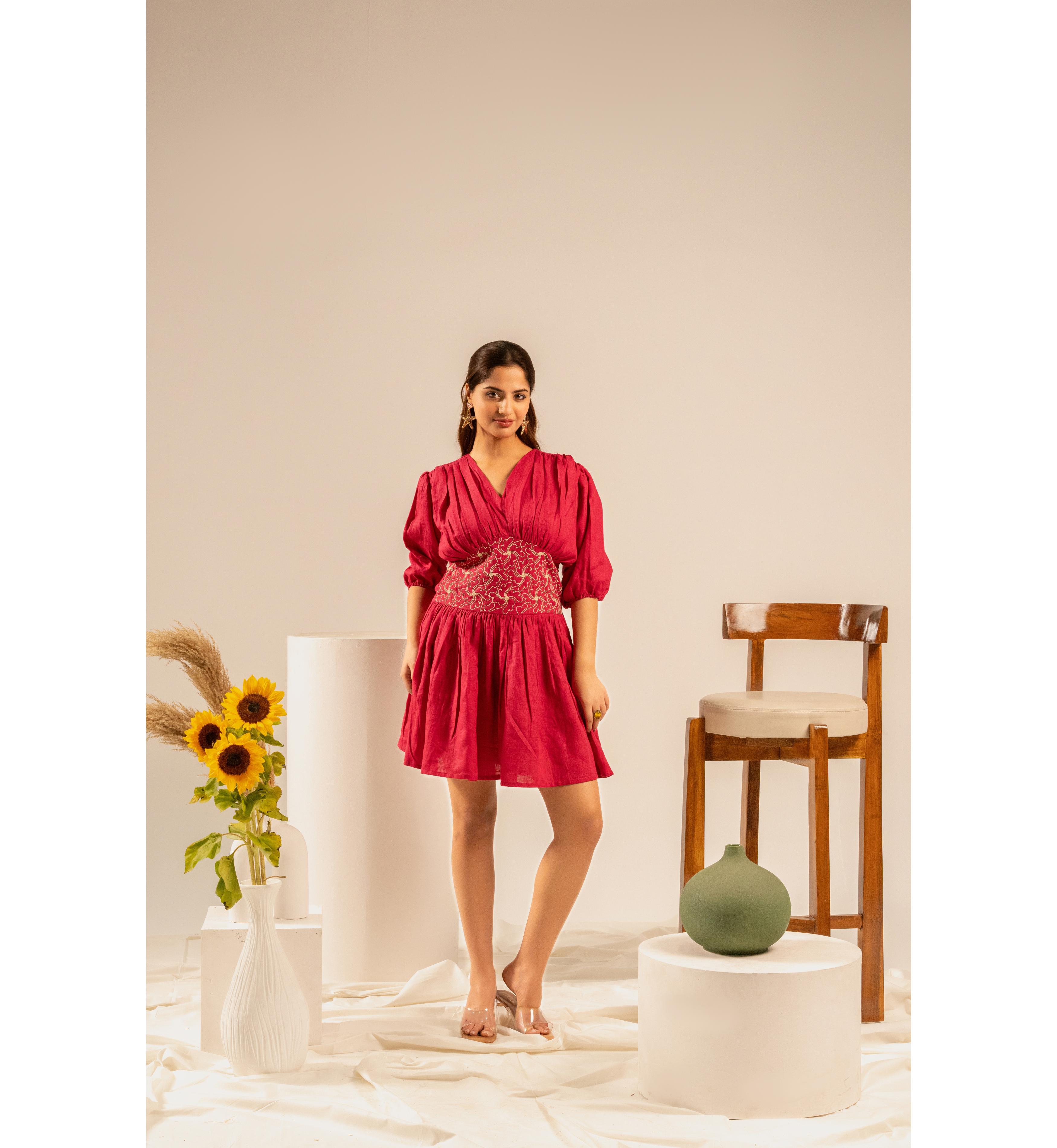 Rosette Charm Dress