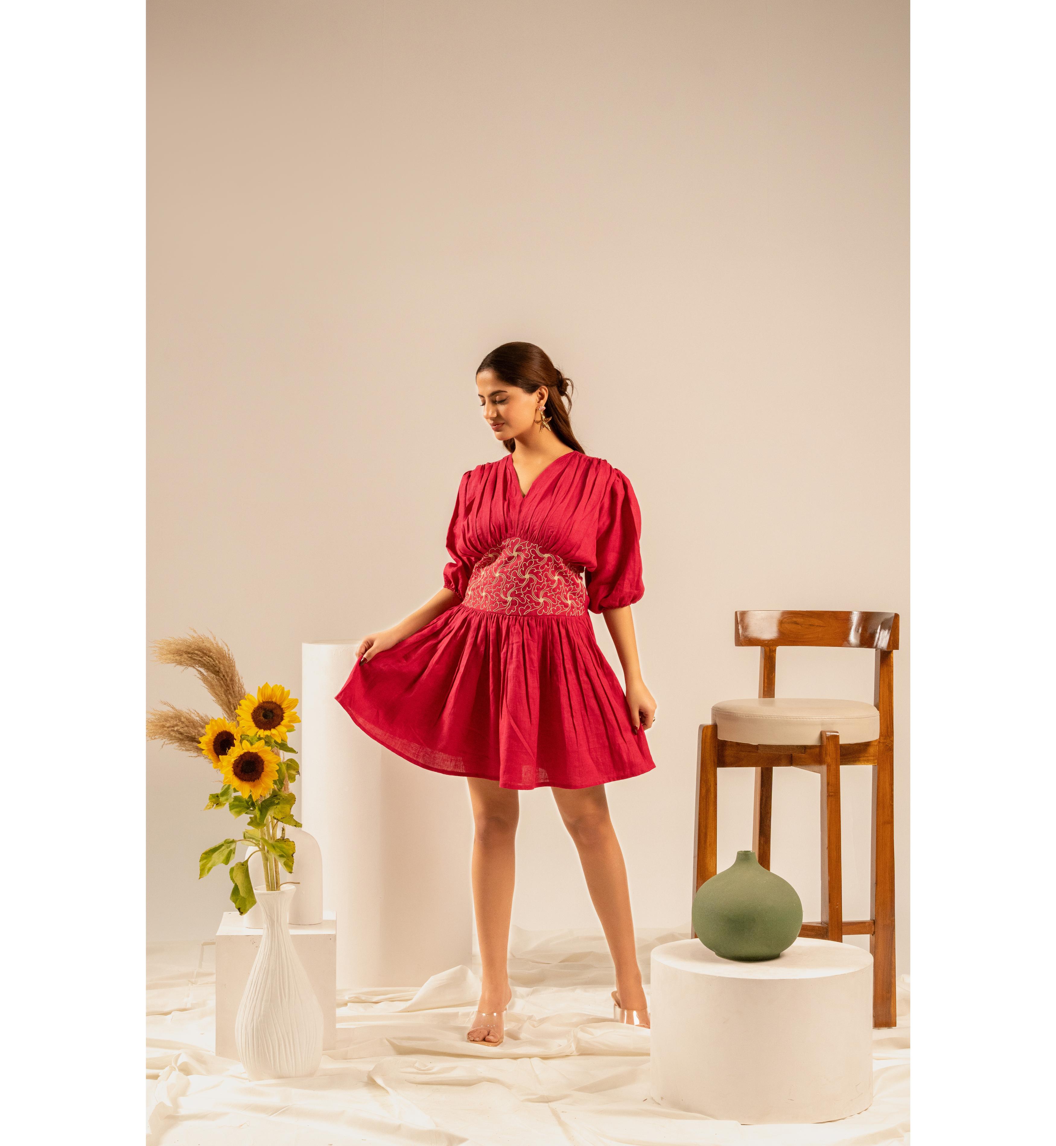 Rosette Charm Dress