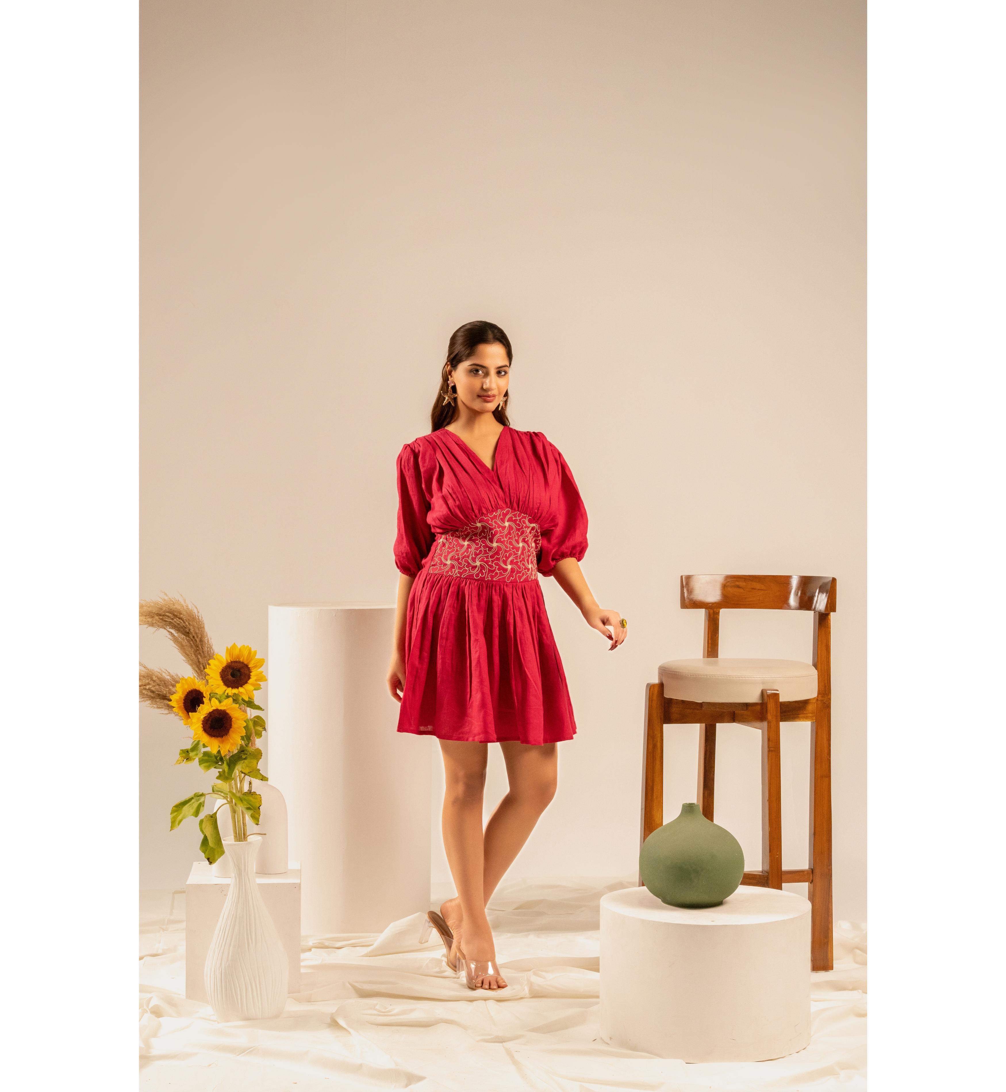 Rosette Charm Dress
