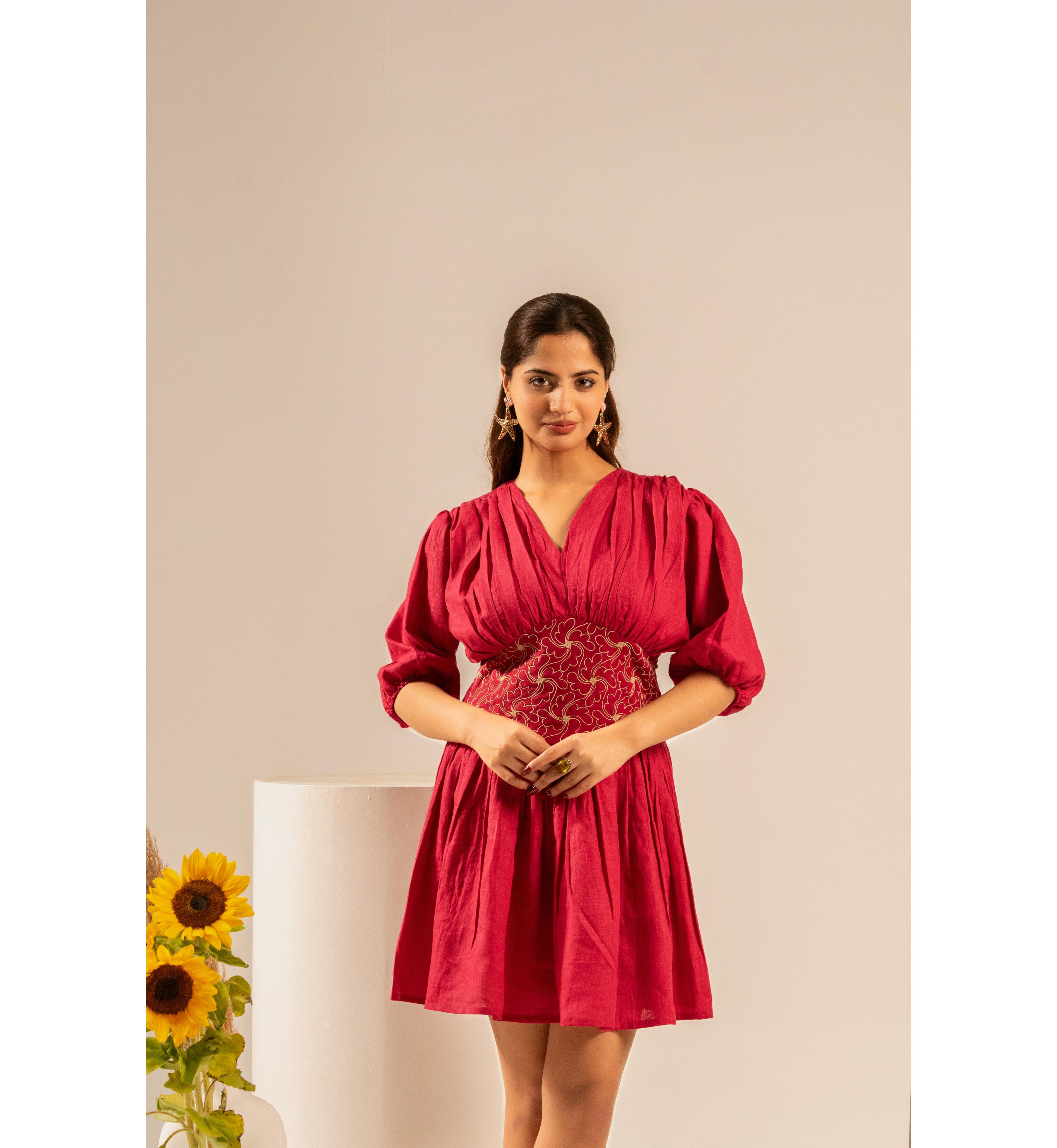 Rosette Charm Dress