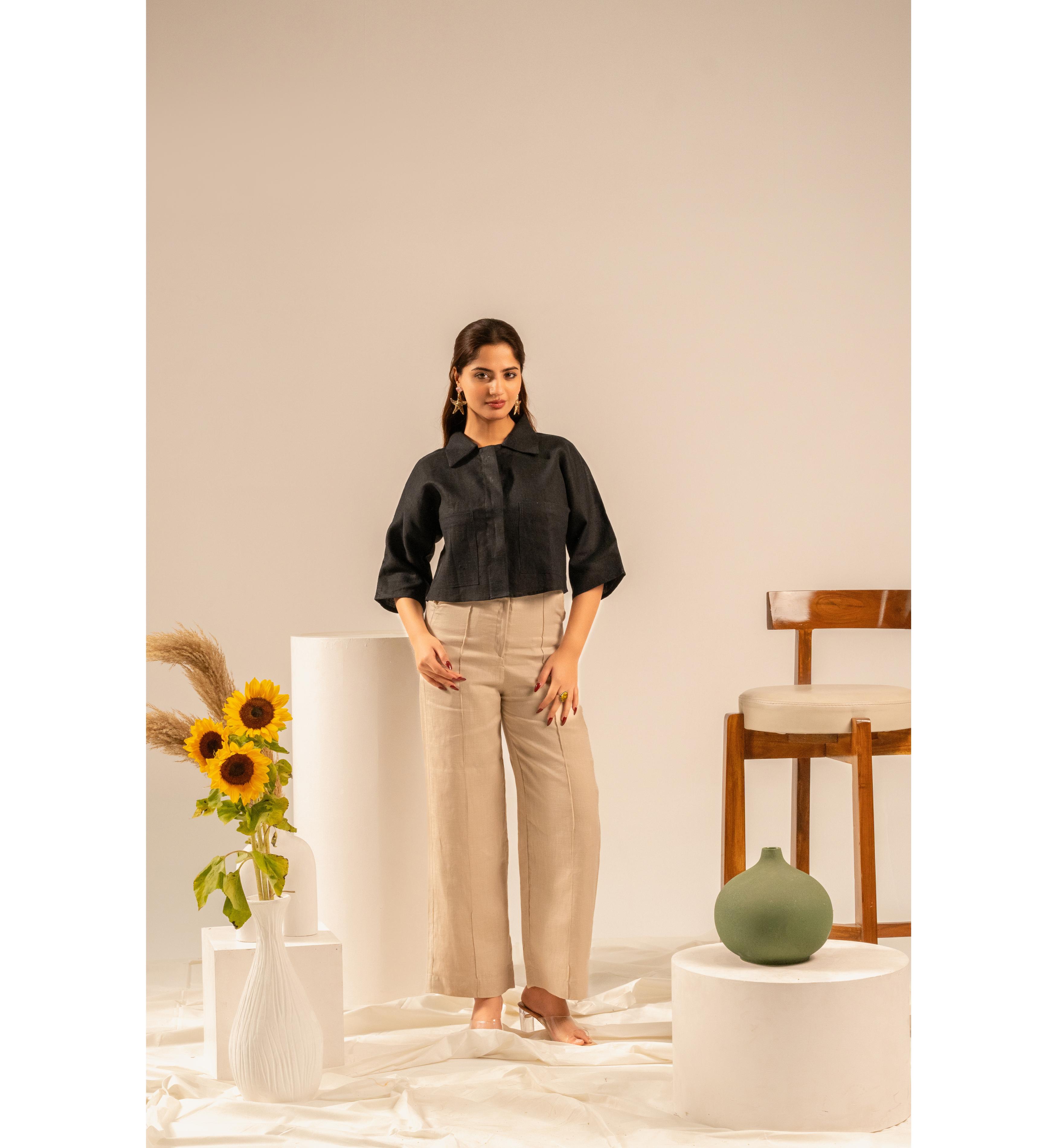 Minimalist Cropped Shirt