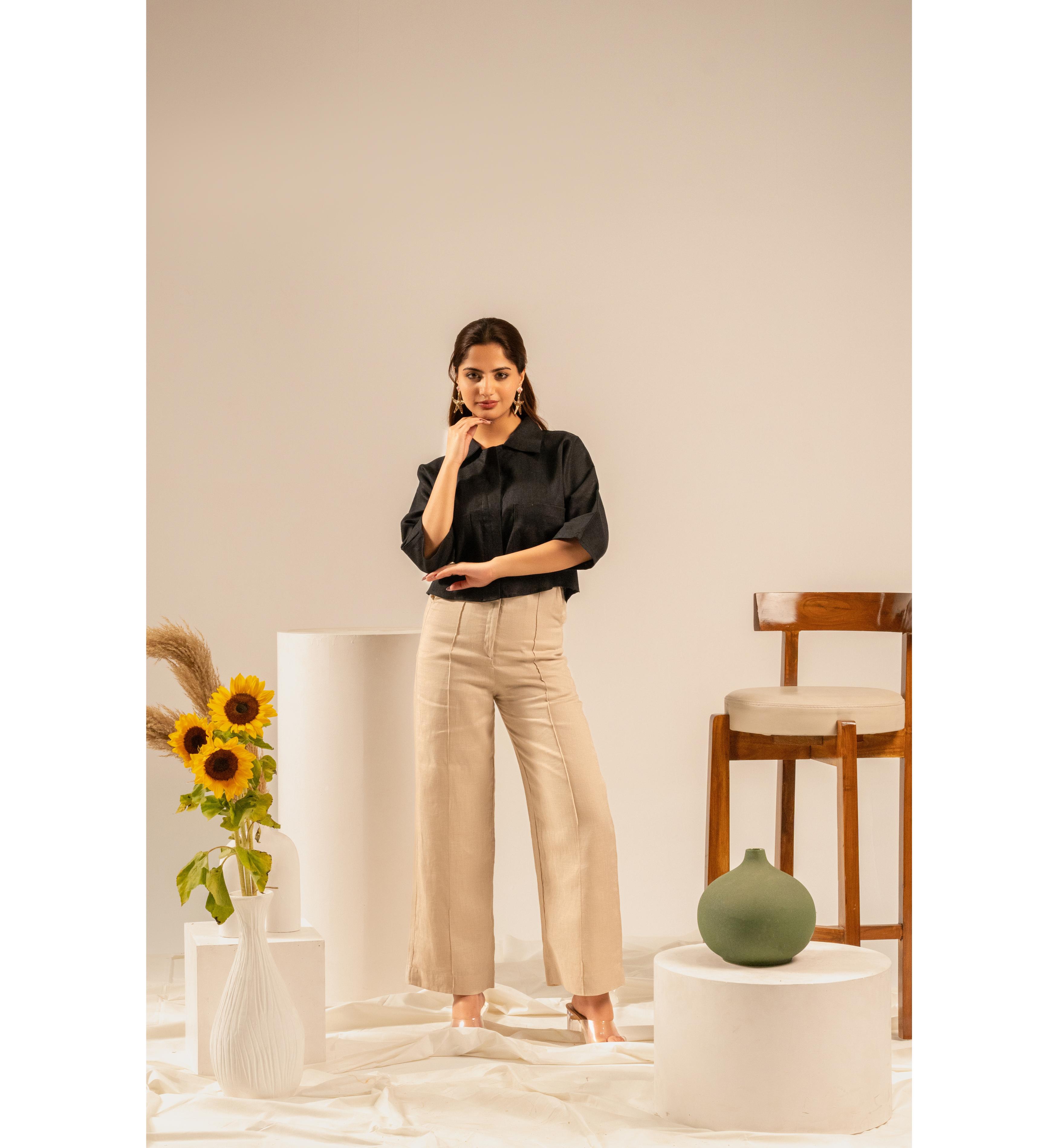 Minimalist Cropped Shirt