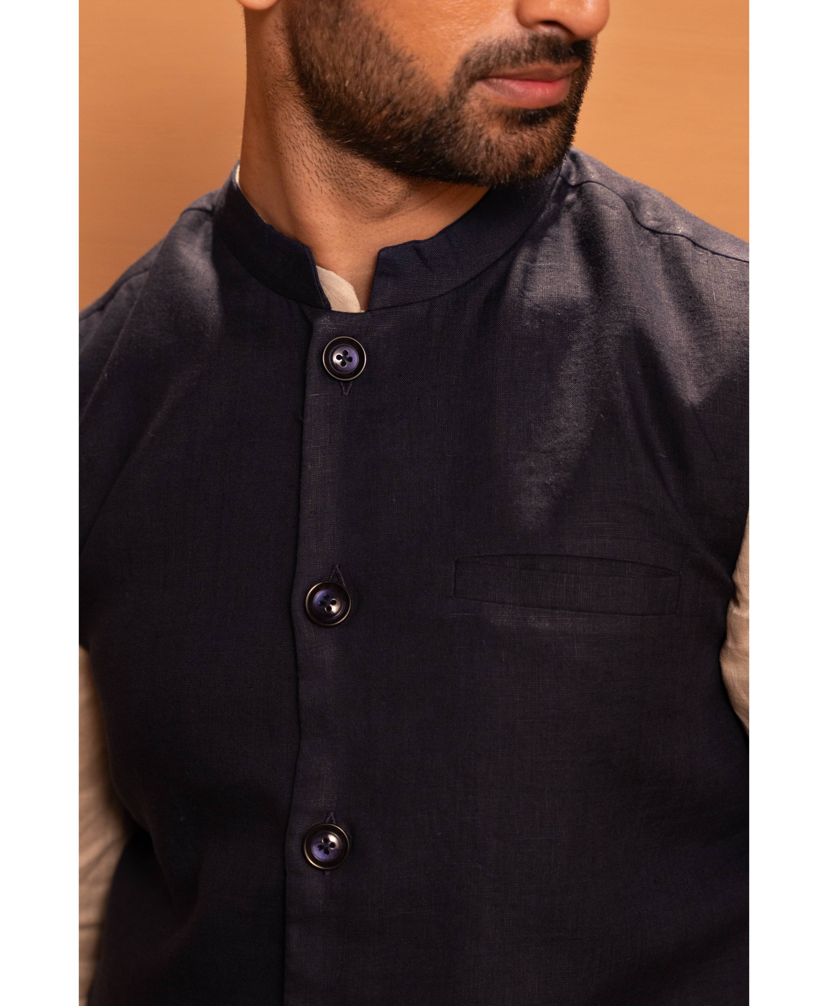 Leafscape Nehru Jacket