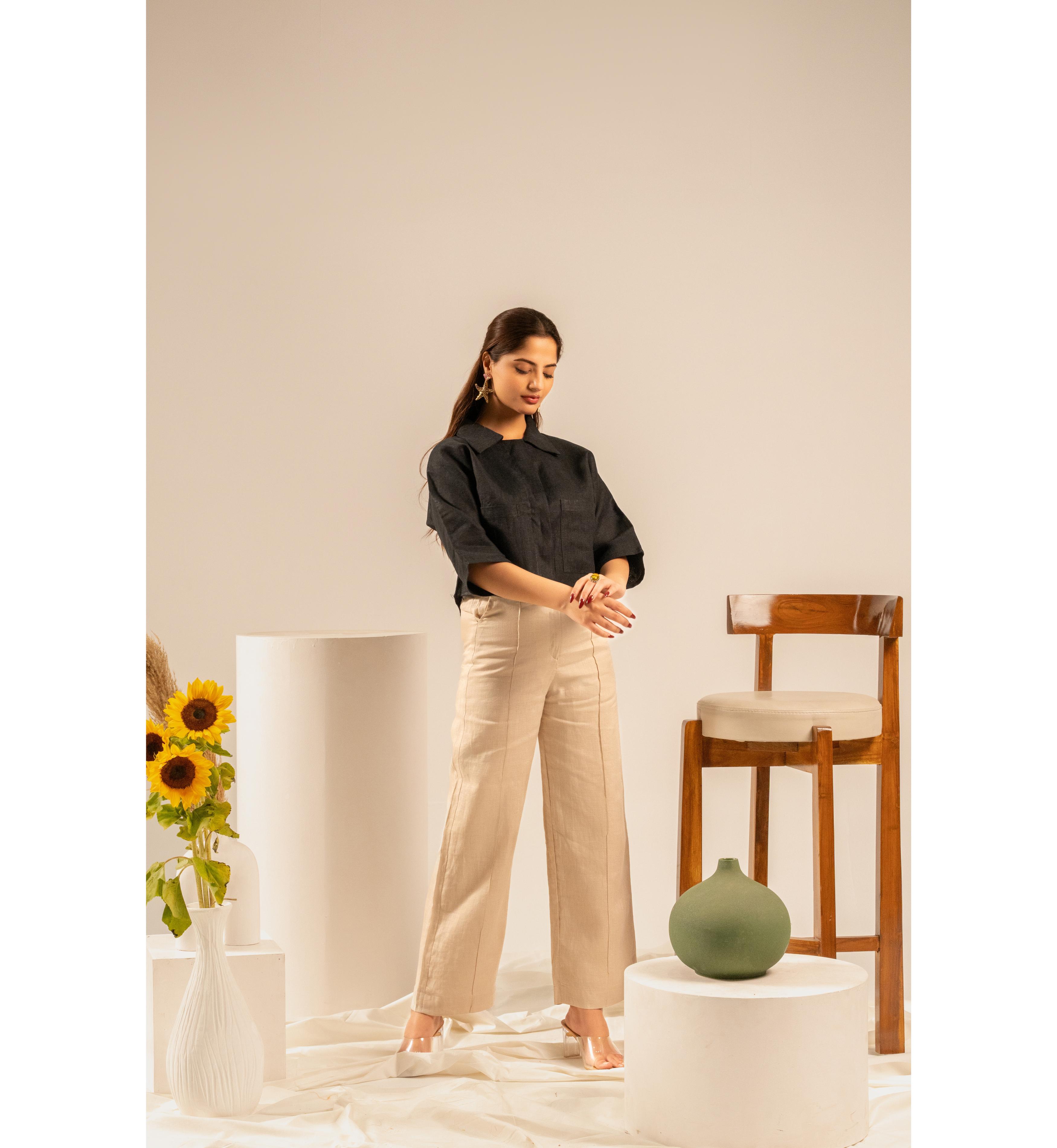 Minimalist Cropped Shirt