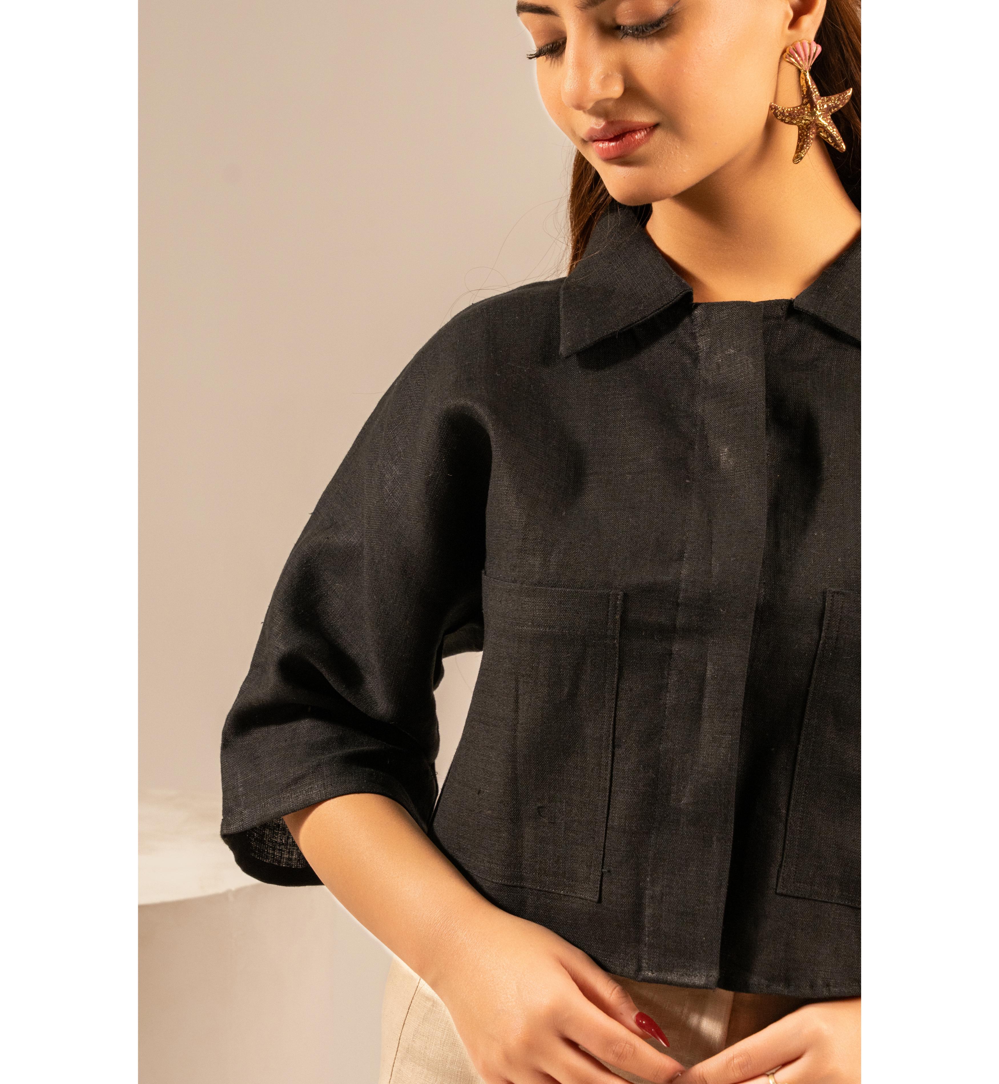 Minimalist Cropped Shirt